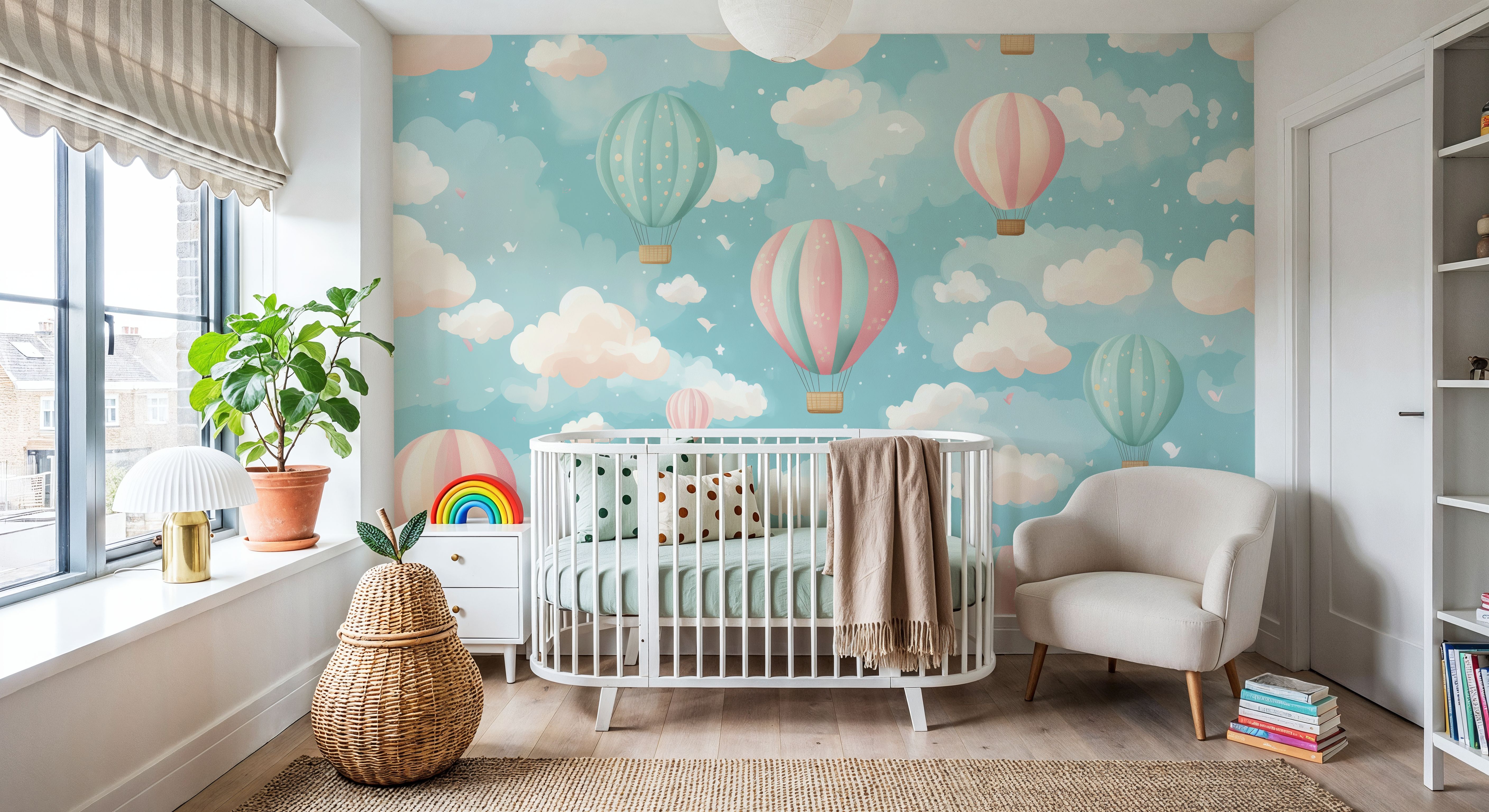 Hot Air Balloon Sunny Day