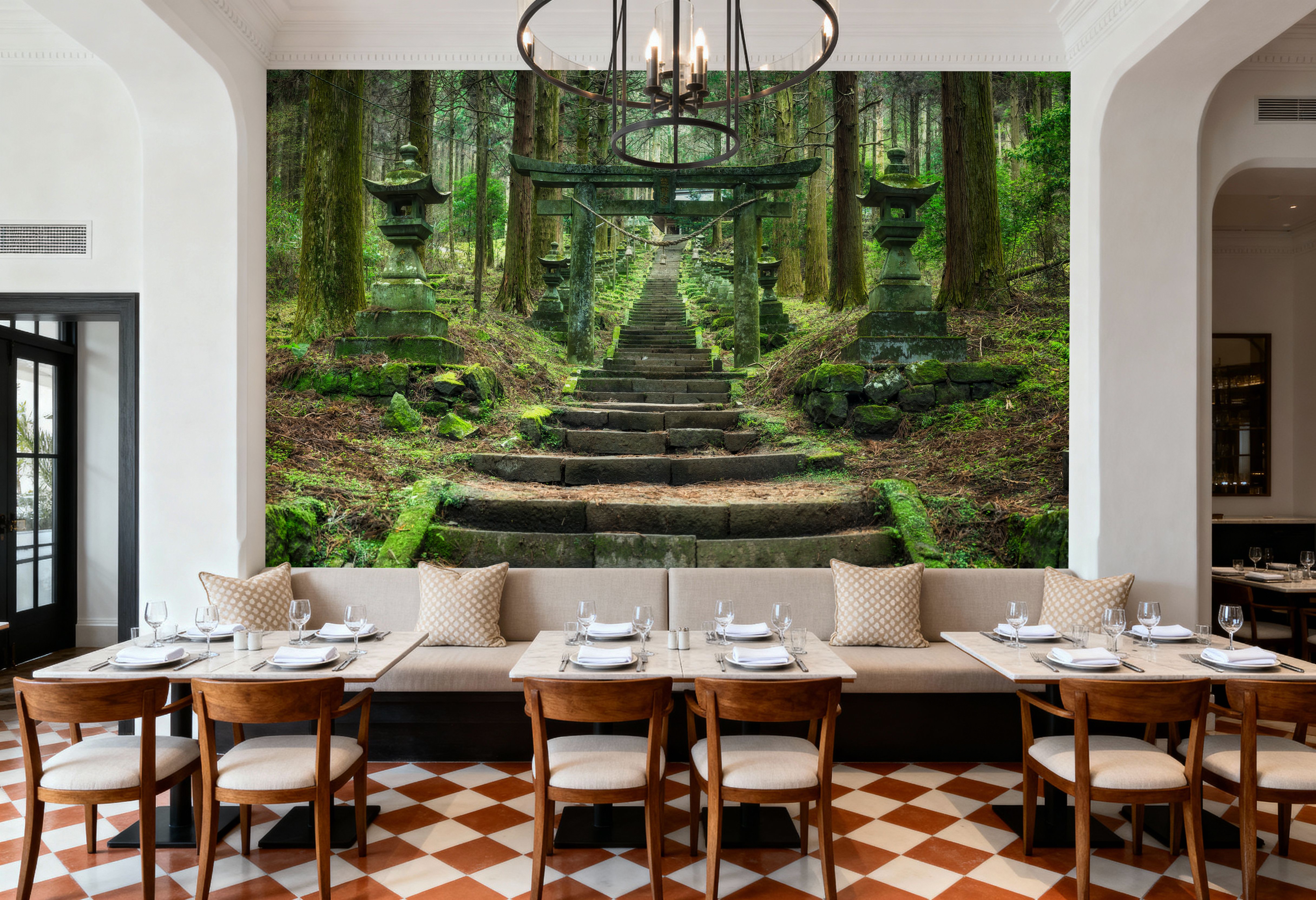 Kamishikimi Kumano-imasu Shrine, Papier peint