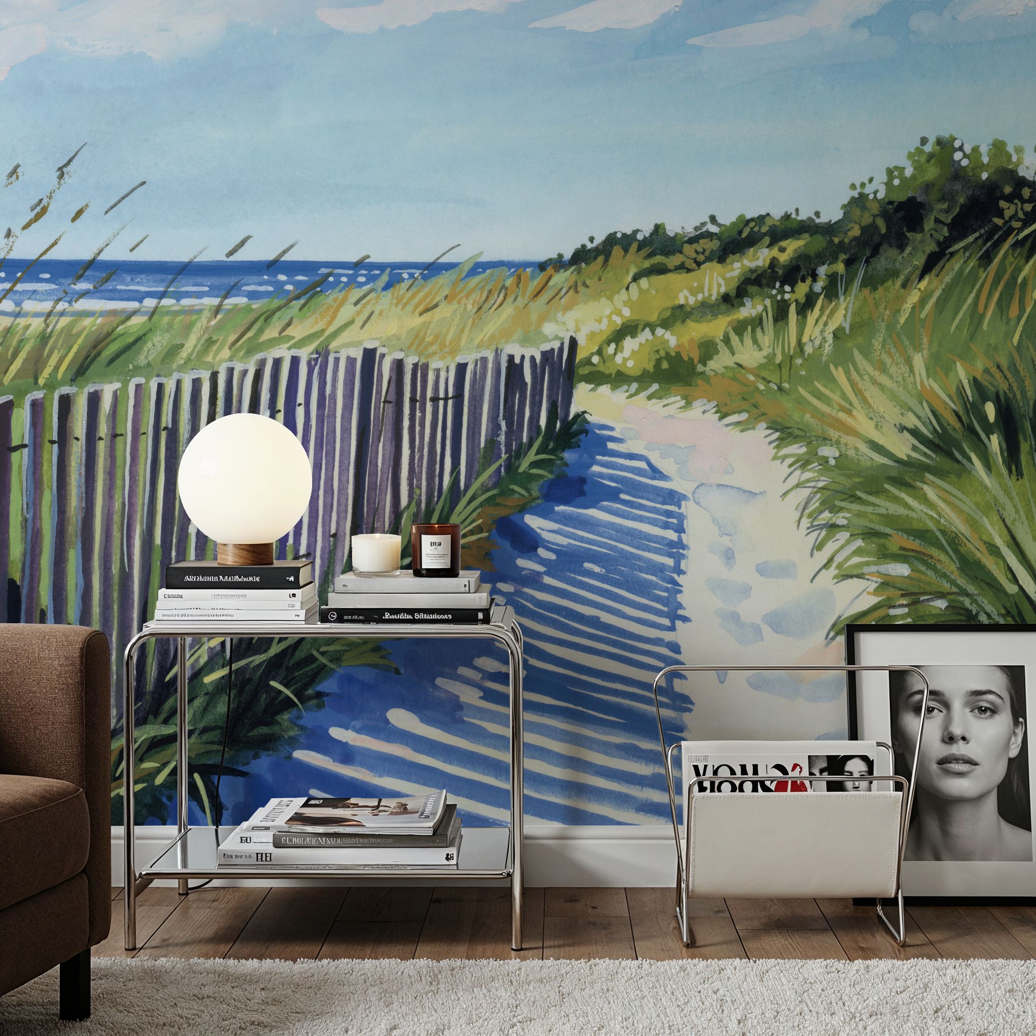 Grassy Path To The Beach II