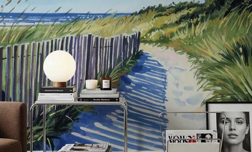 Grassy Path To The Beach II