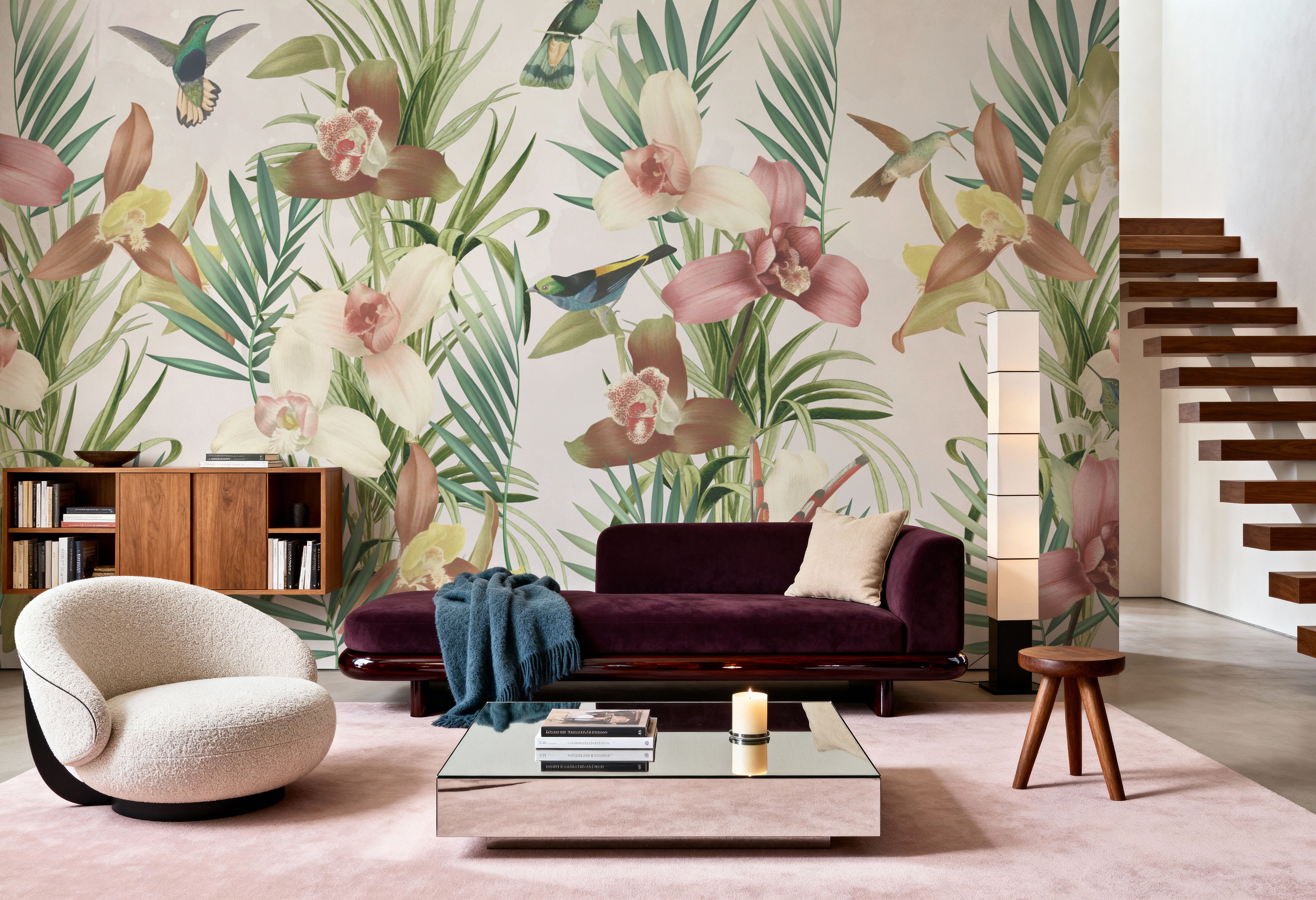 Wait for me Green Gray, Wallpaper