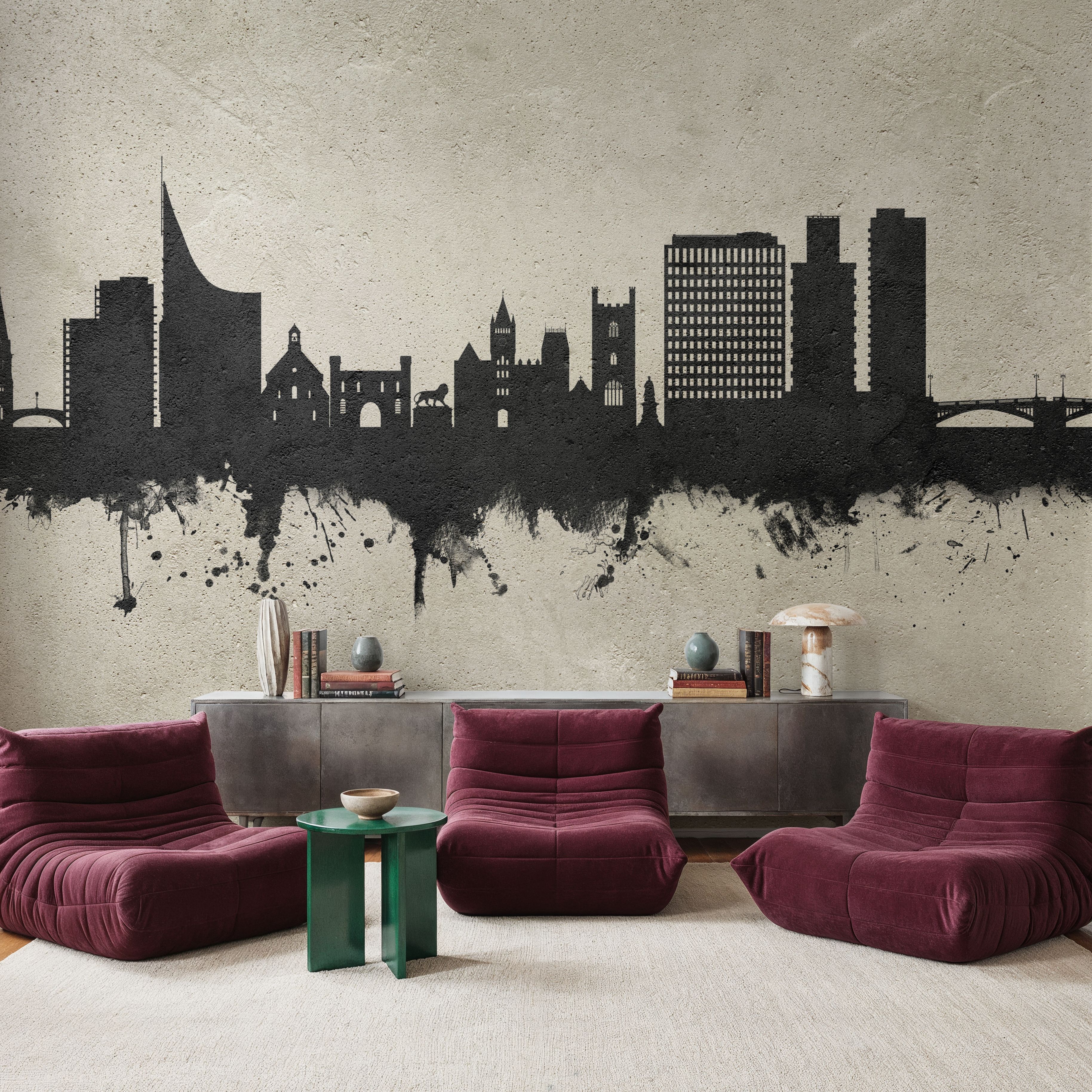 Reading England Skyline Concrete