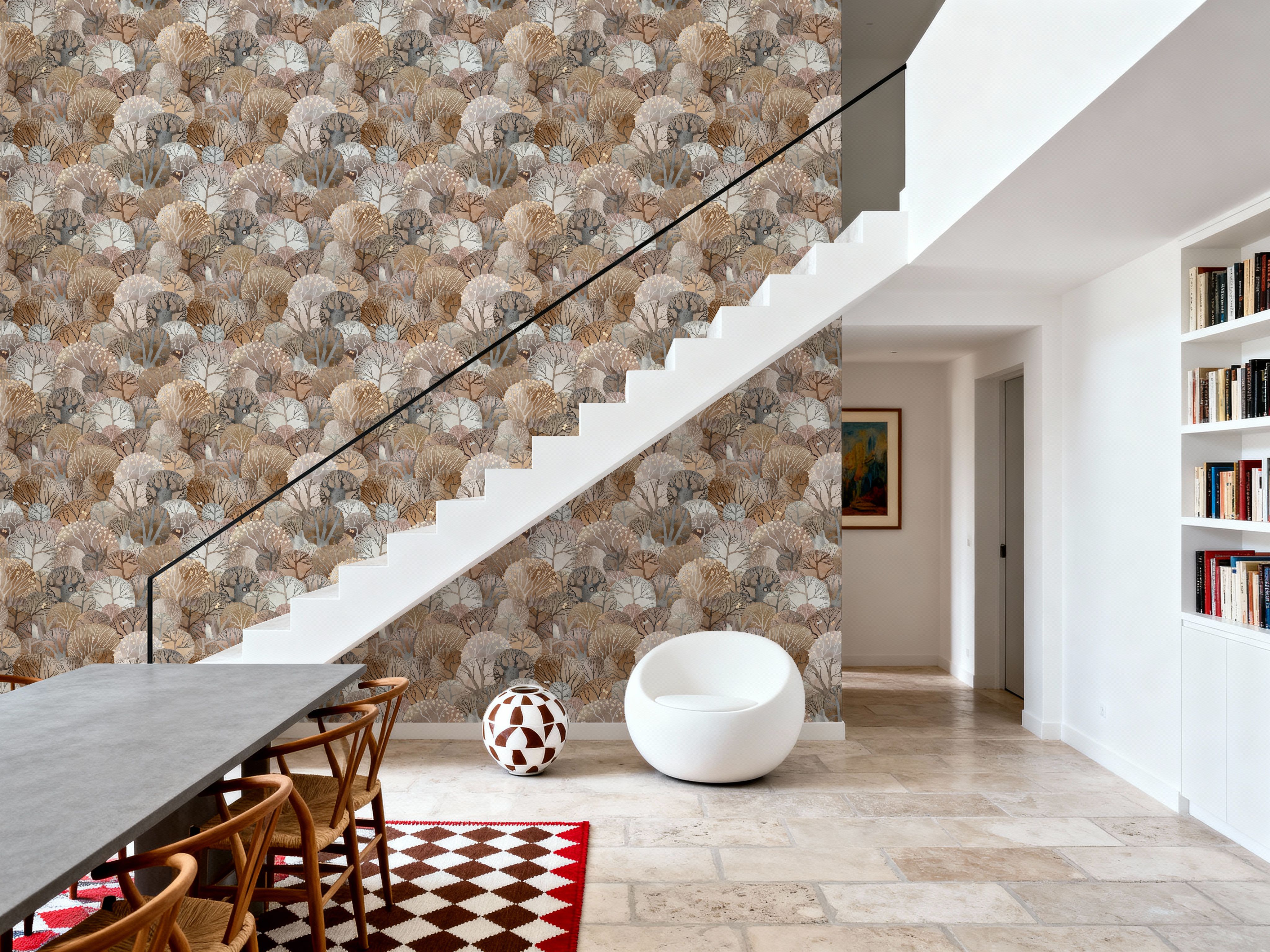 Fantasy Treetops, Beige Earth