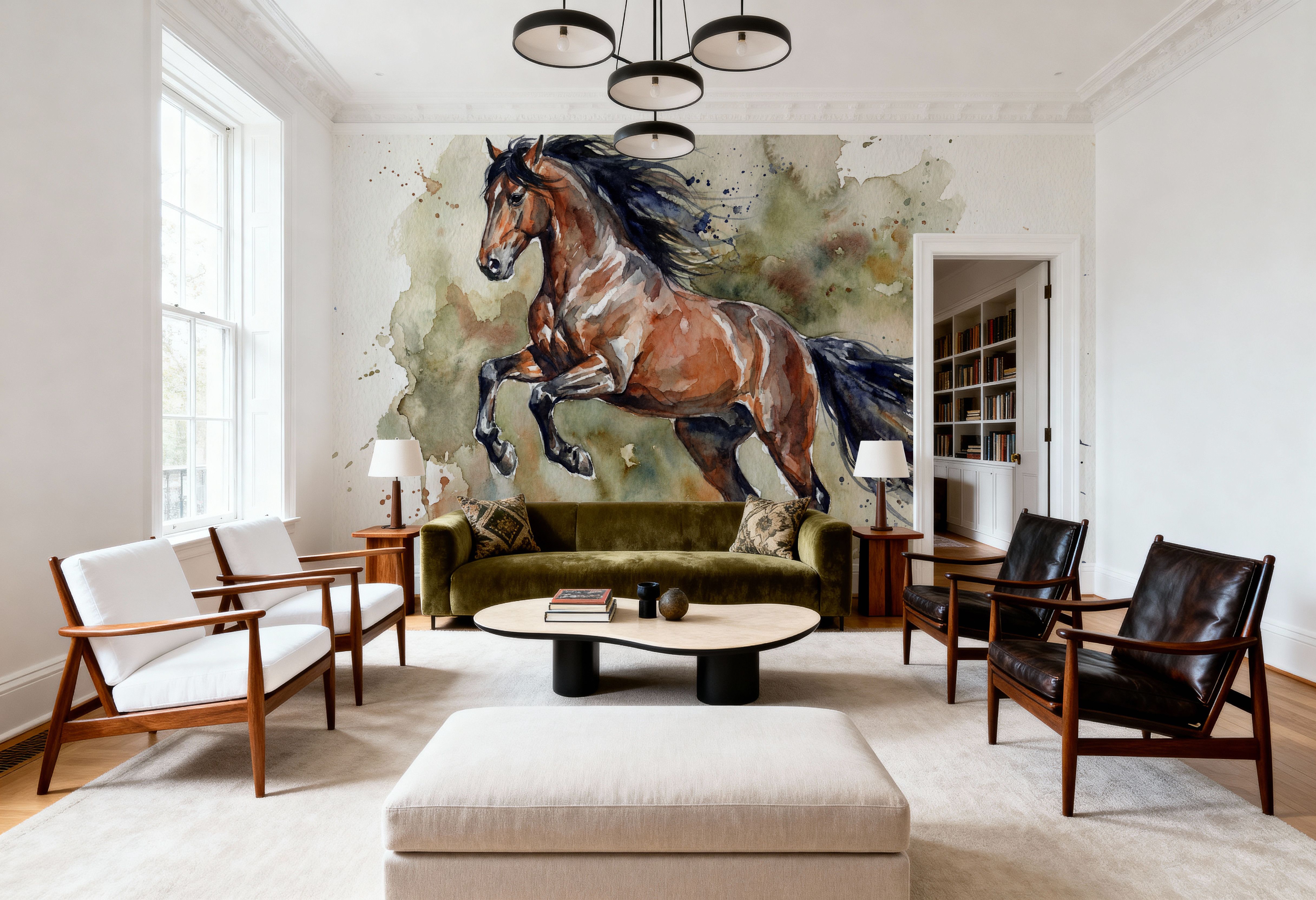 Powerful Horse - Watercolor Spirit Animals Series