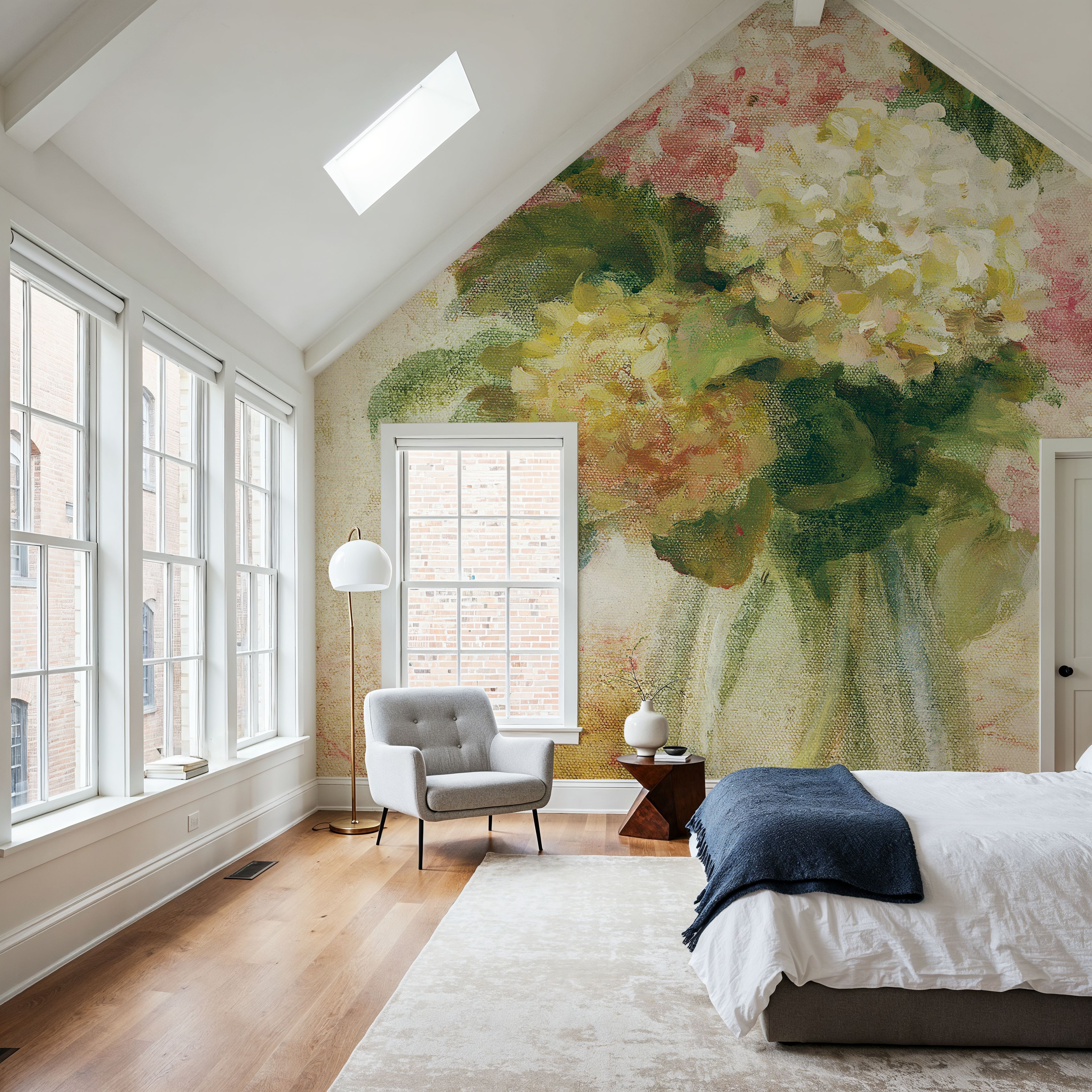 Cottage Hydrangeas in Pink