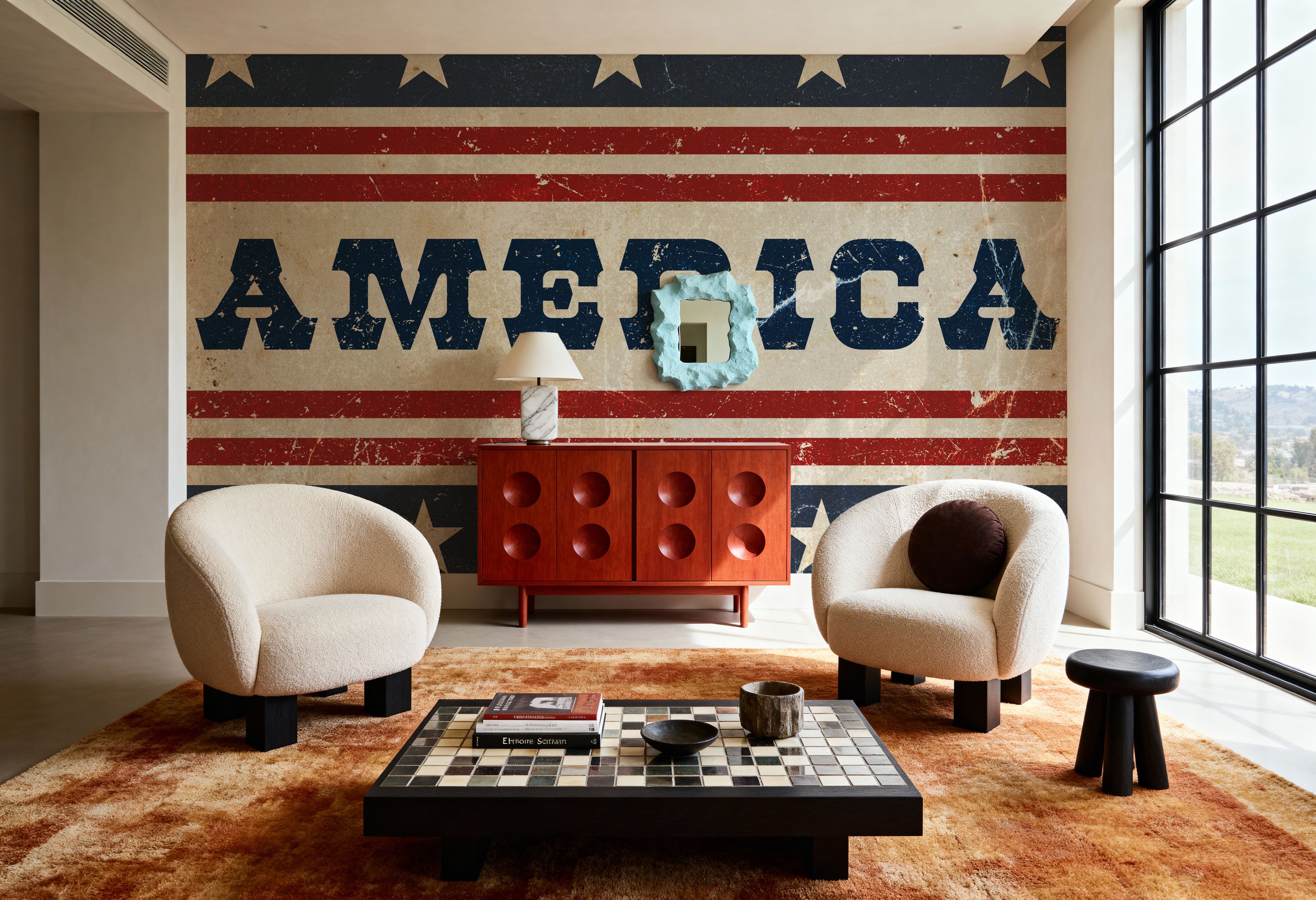 Vintage America, Tapet
