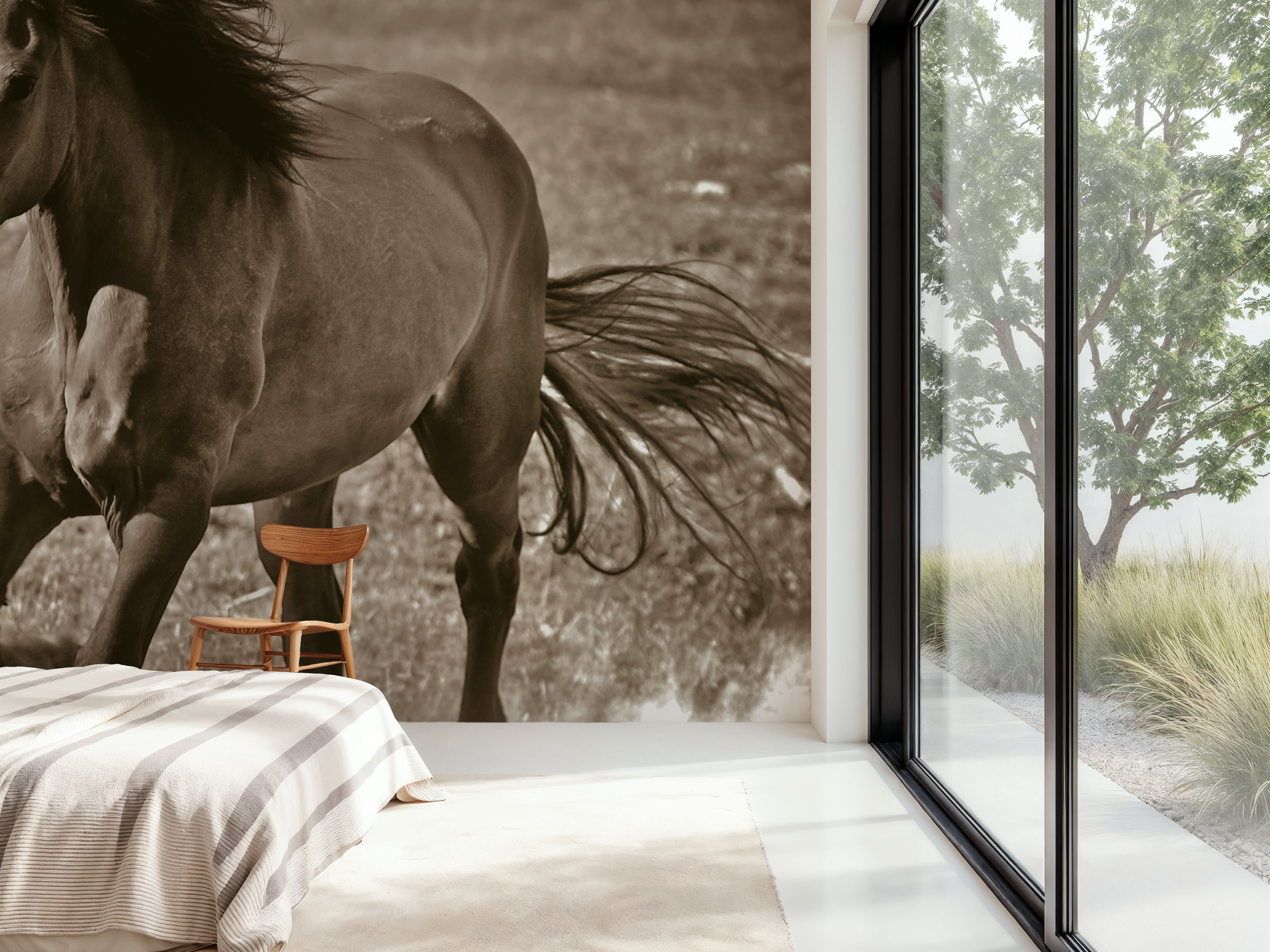 Horse Runner Sepia