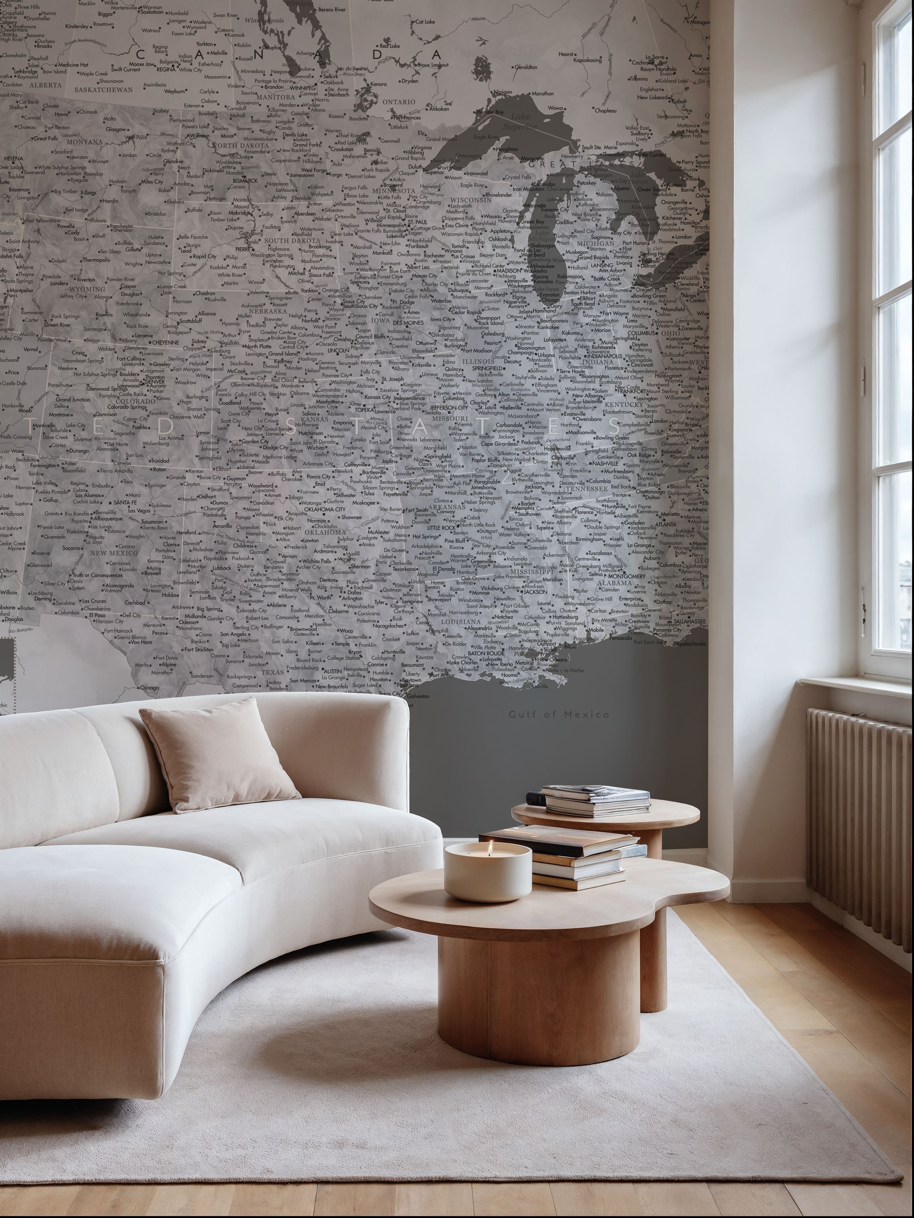 US Map Detailed - Paolo