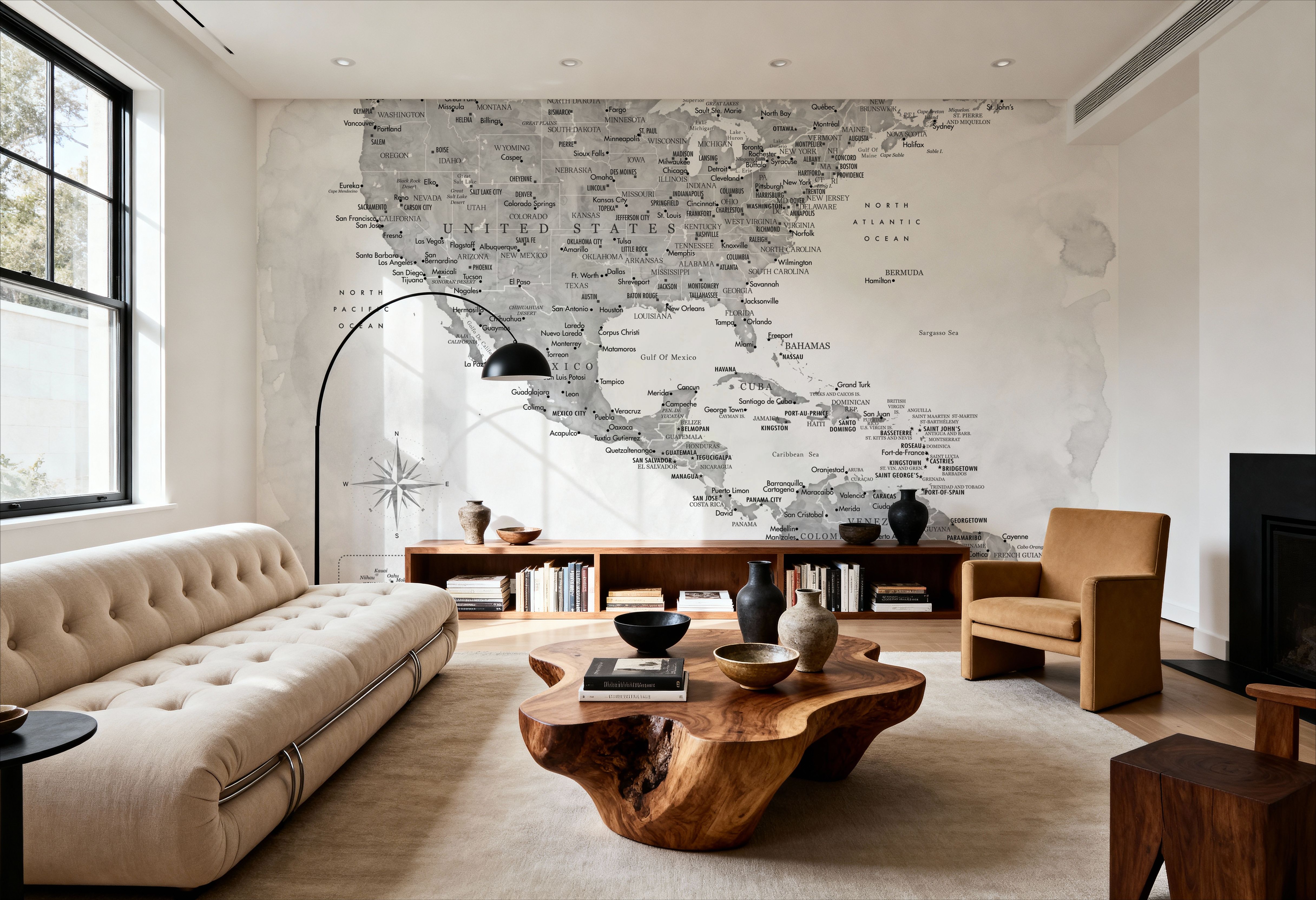 US Mexico Caribbean Map - Jimmy Wash