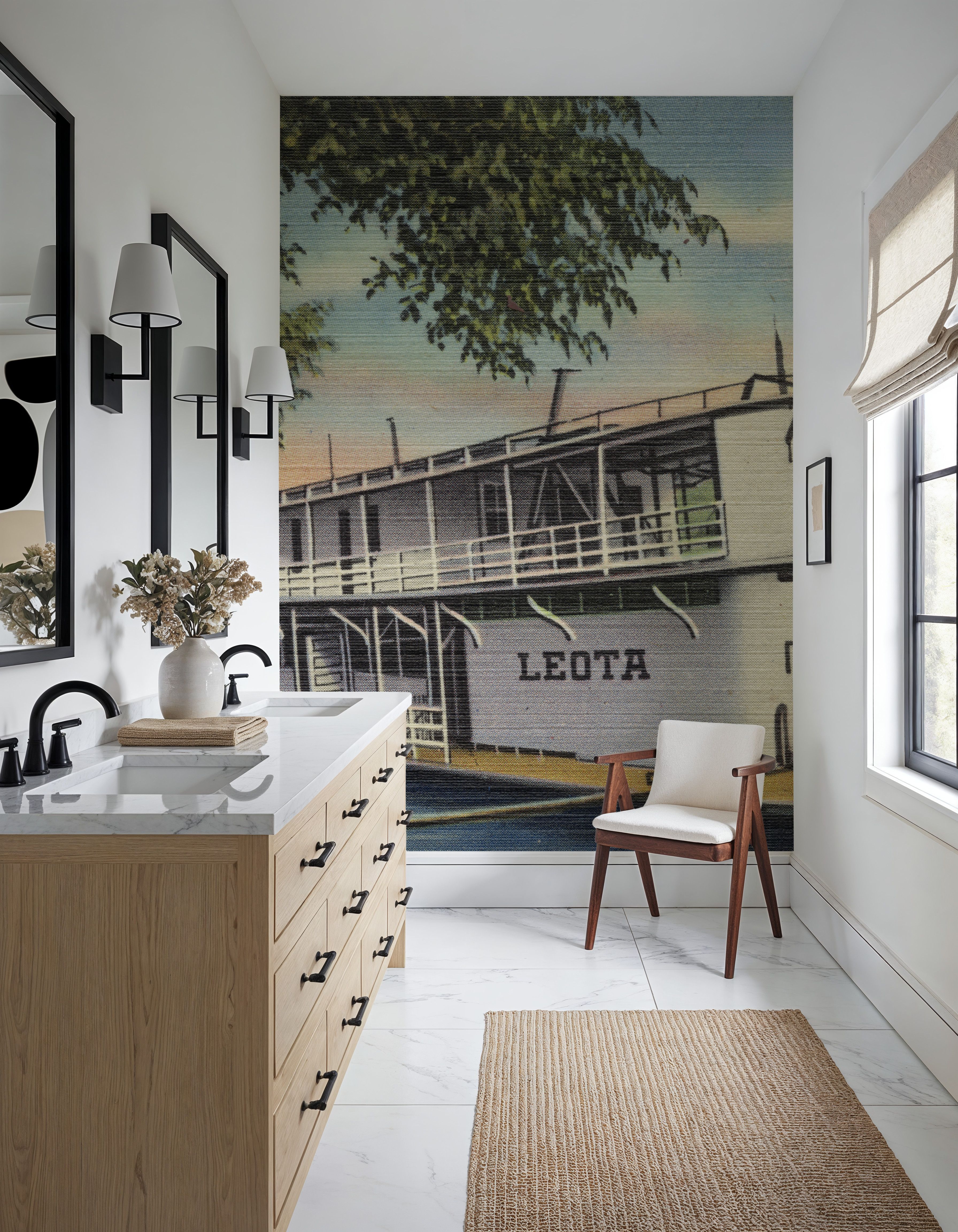 Greetings from Leota - Screenprint Postcard