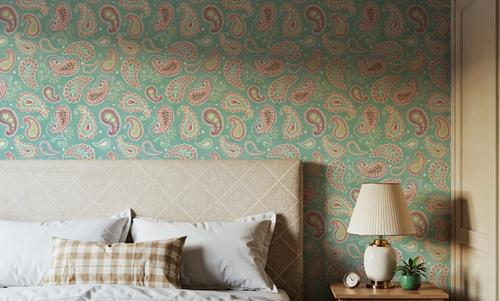 Cacti Paisley Blue
