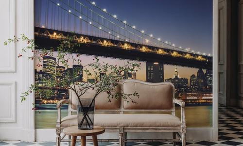 Illuminated Metropolis Bridge