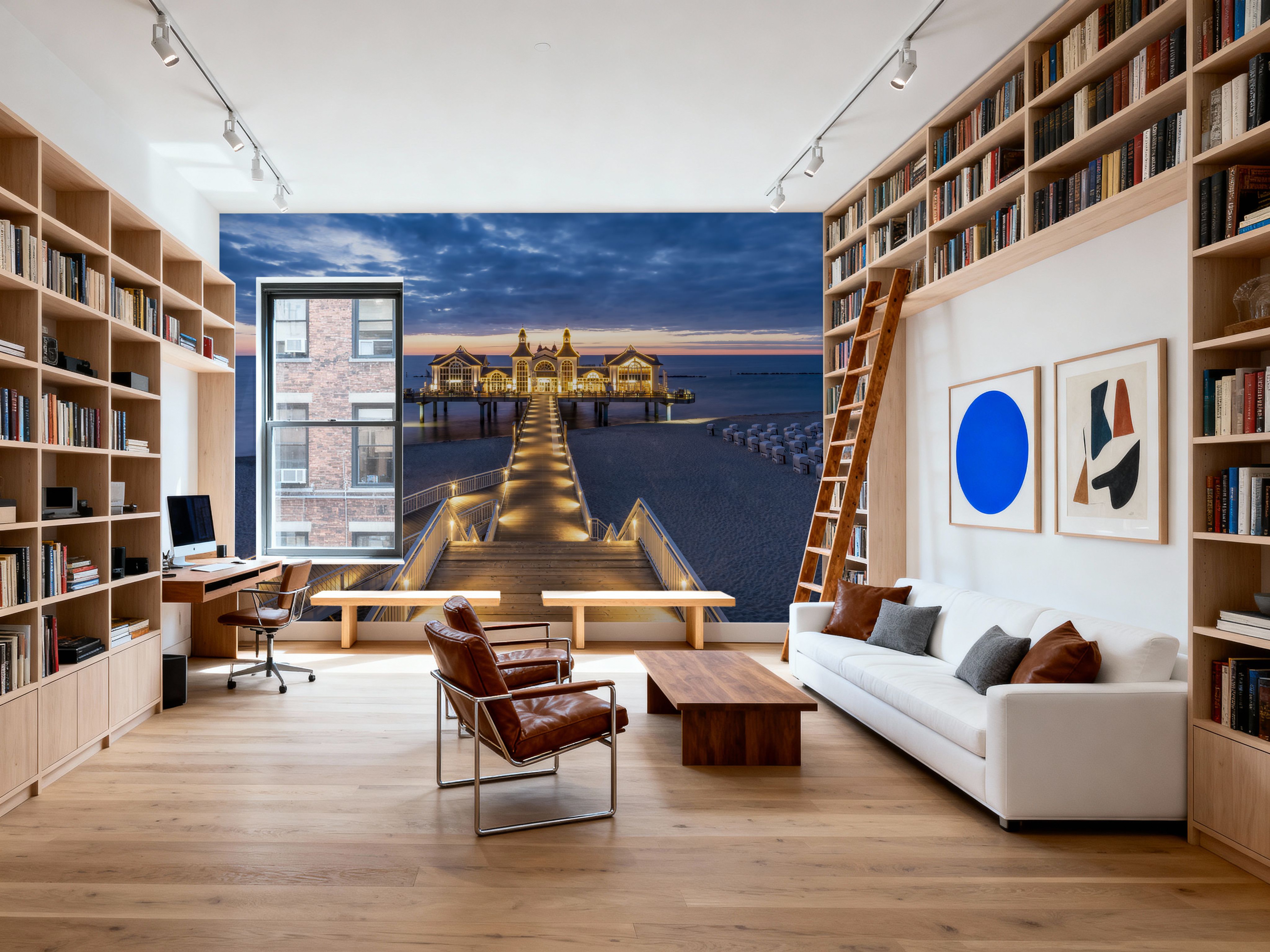 Sellin Pier at Night Panorama