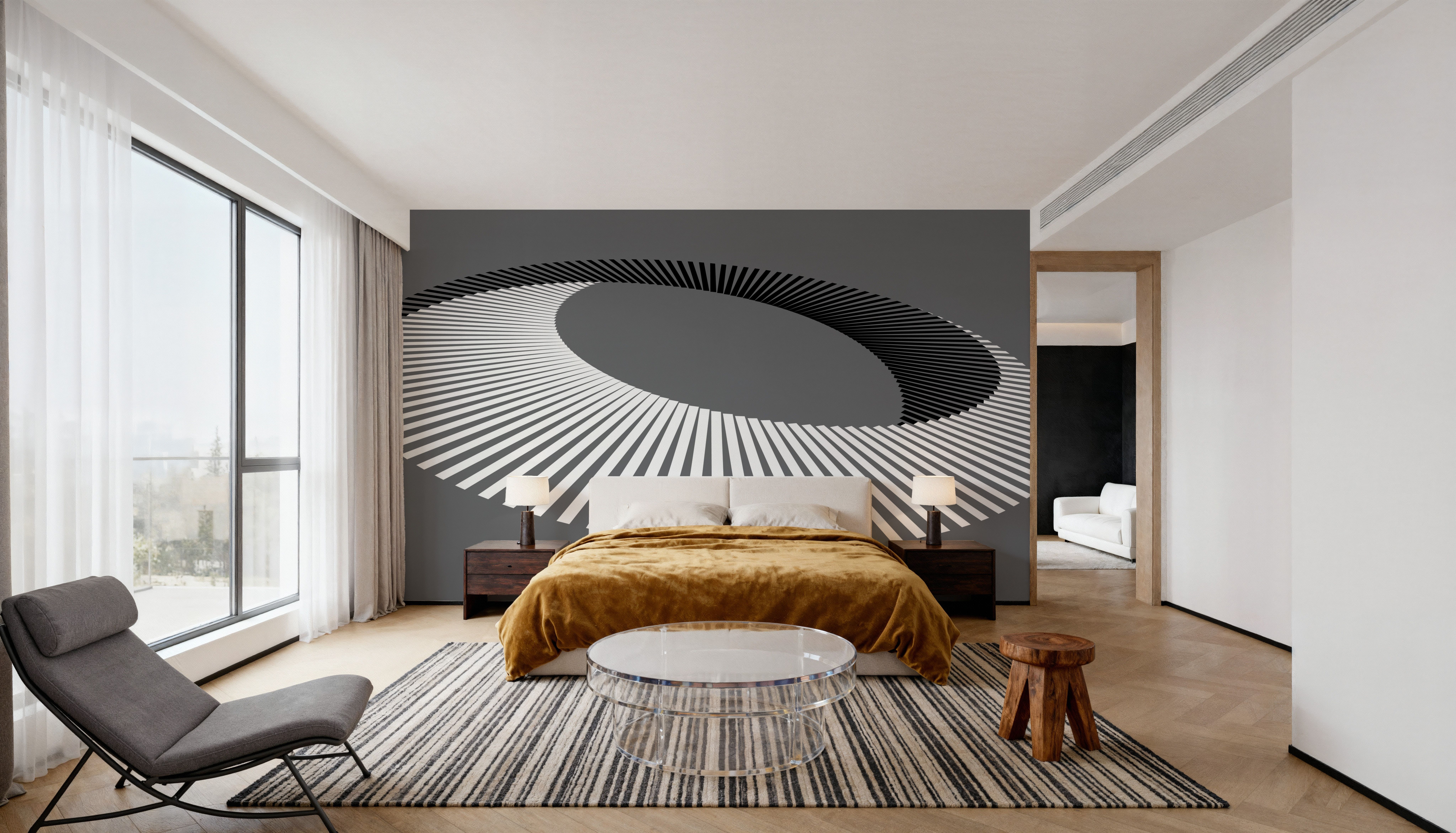 Spiralling, Wallpaper