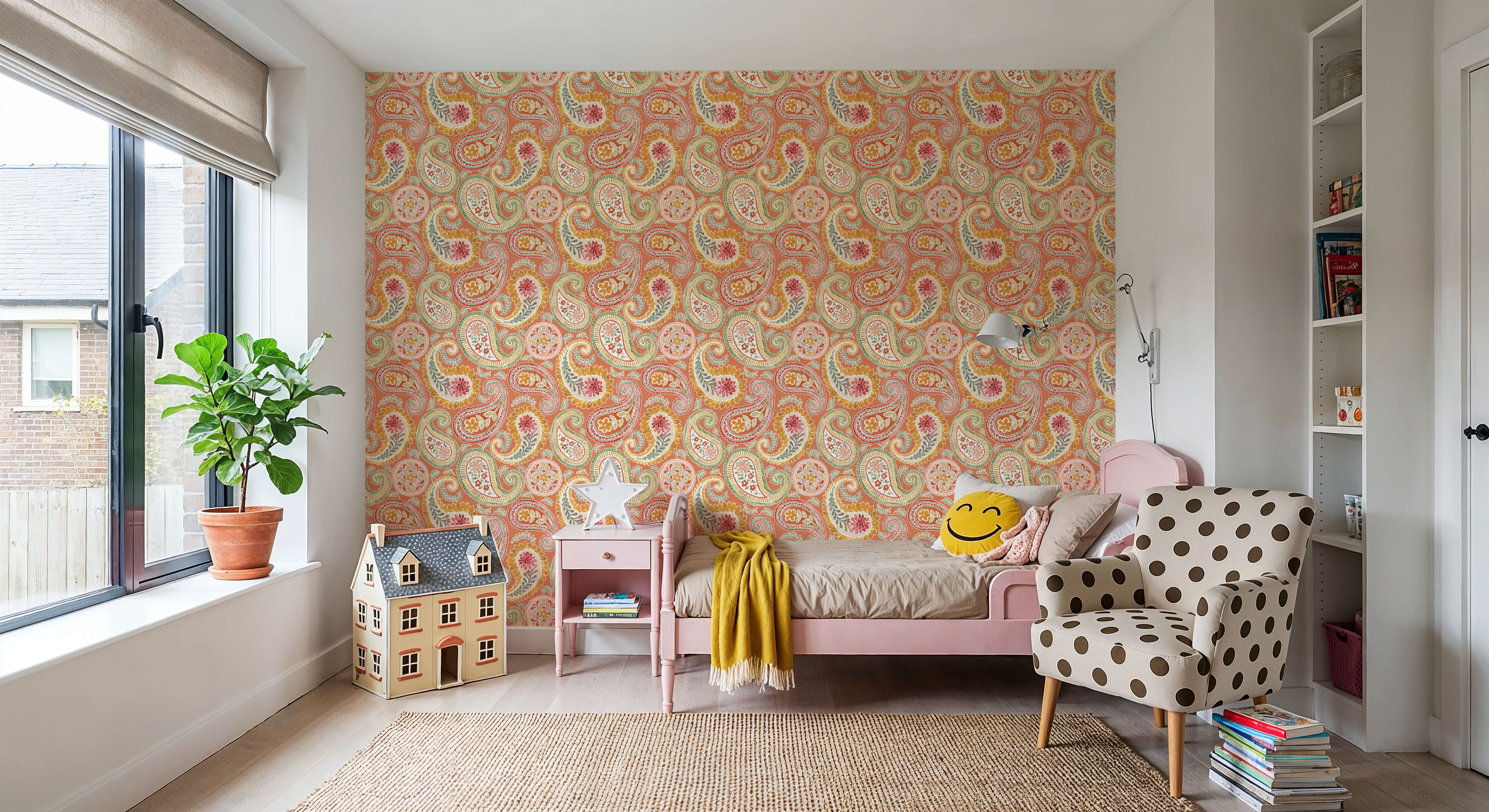 Harvest Paisley Orange