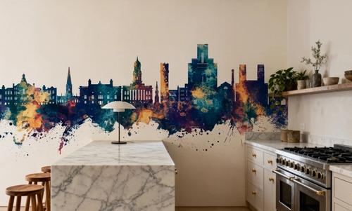 Birkehead England Skyline Blu & Bronze