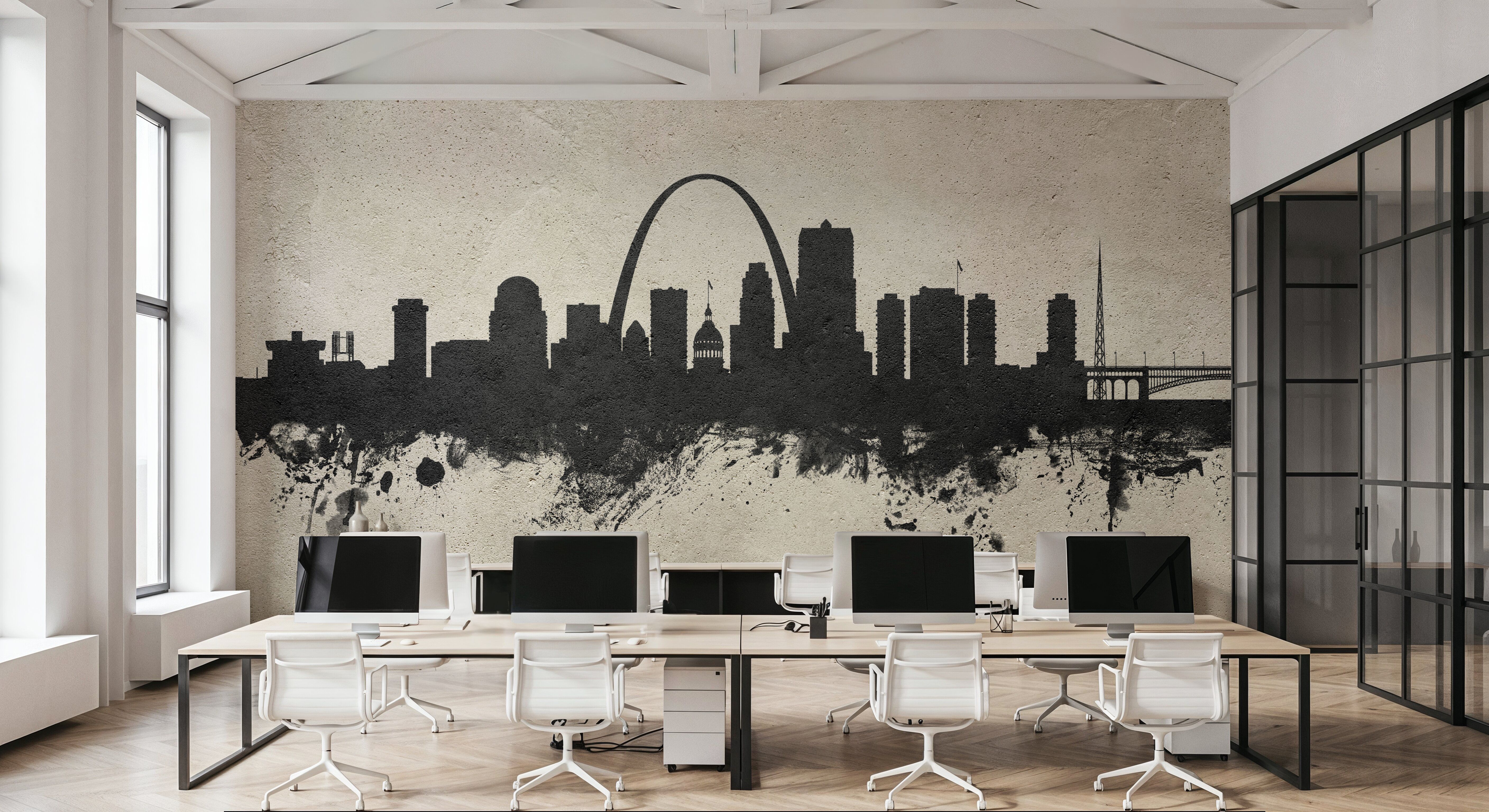 St Louis Missouri Skyline Concrete
