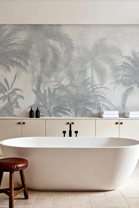 Swaying Palm Trees