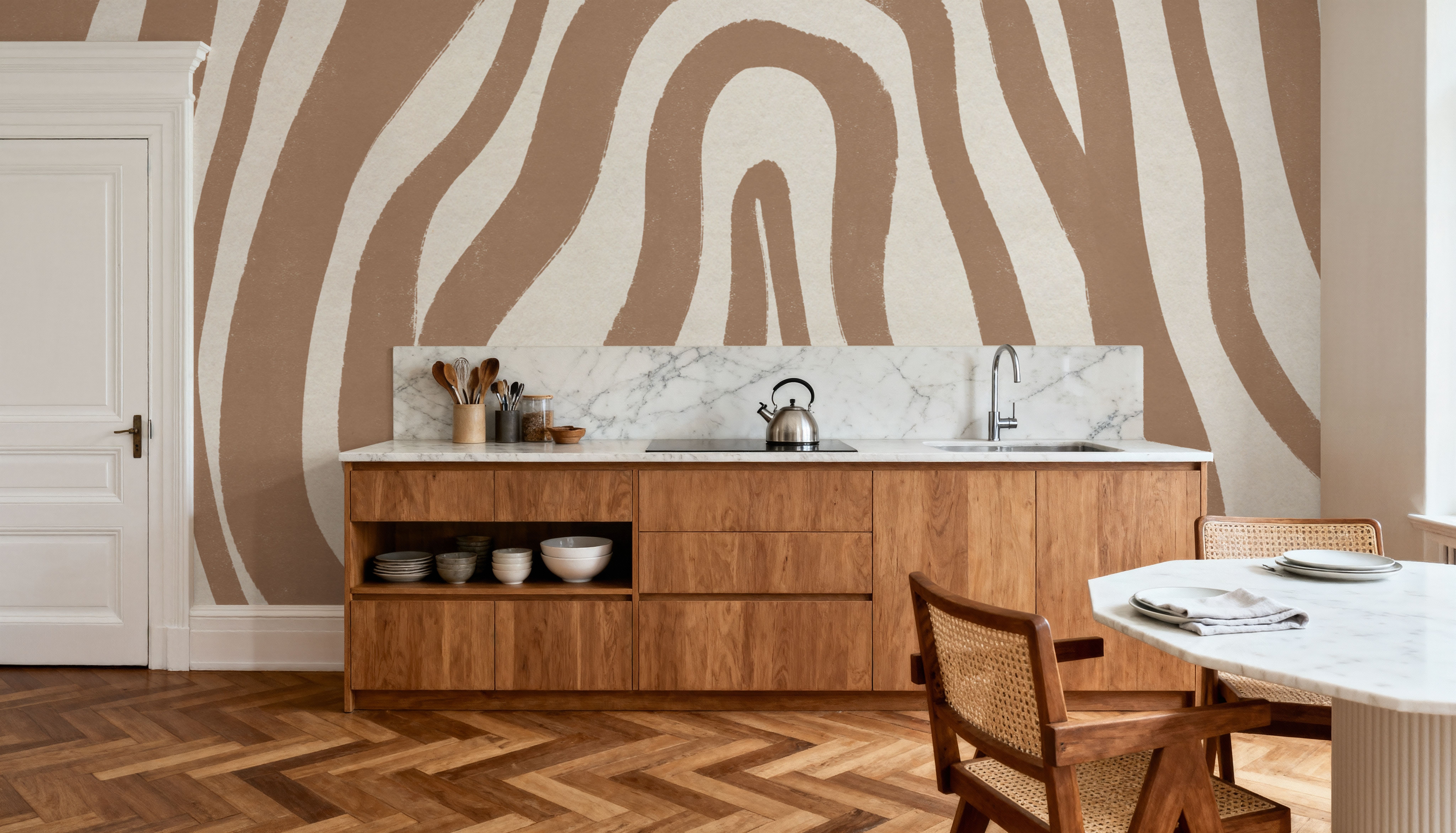 Organic Abstract II, Carte da parati