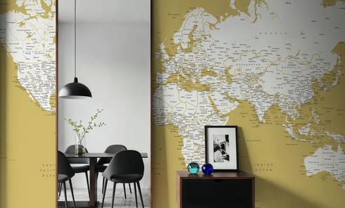 World Map Cities - Andrew