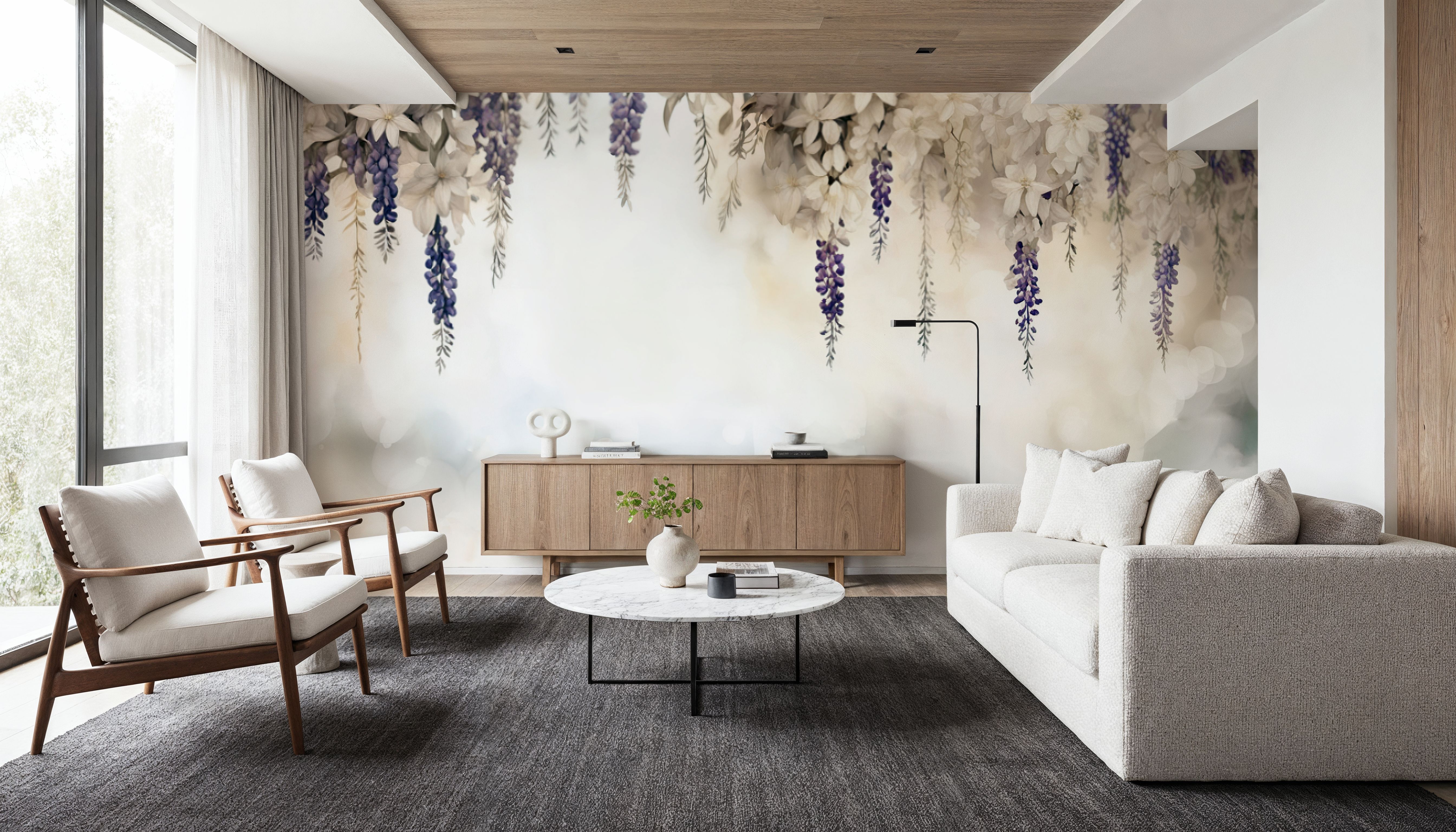 Gentle Wisteria Garden Warm