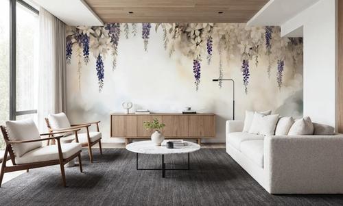Gentle Wisteria Garden Warm