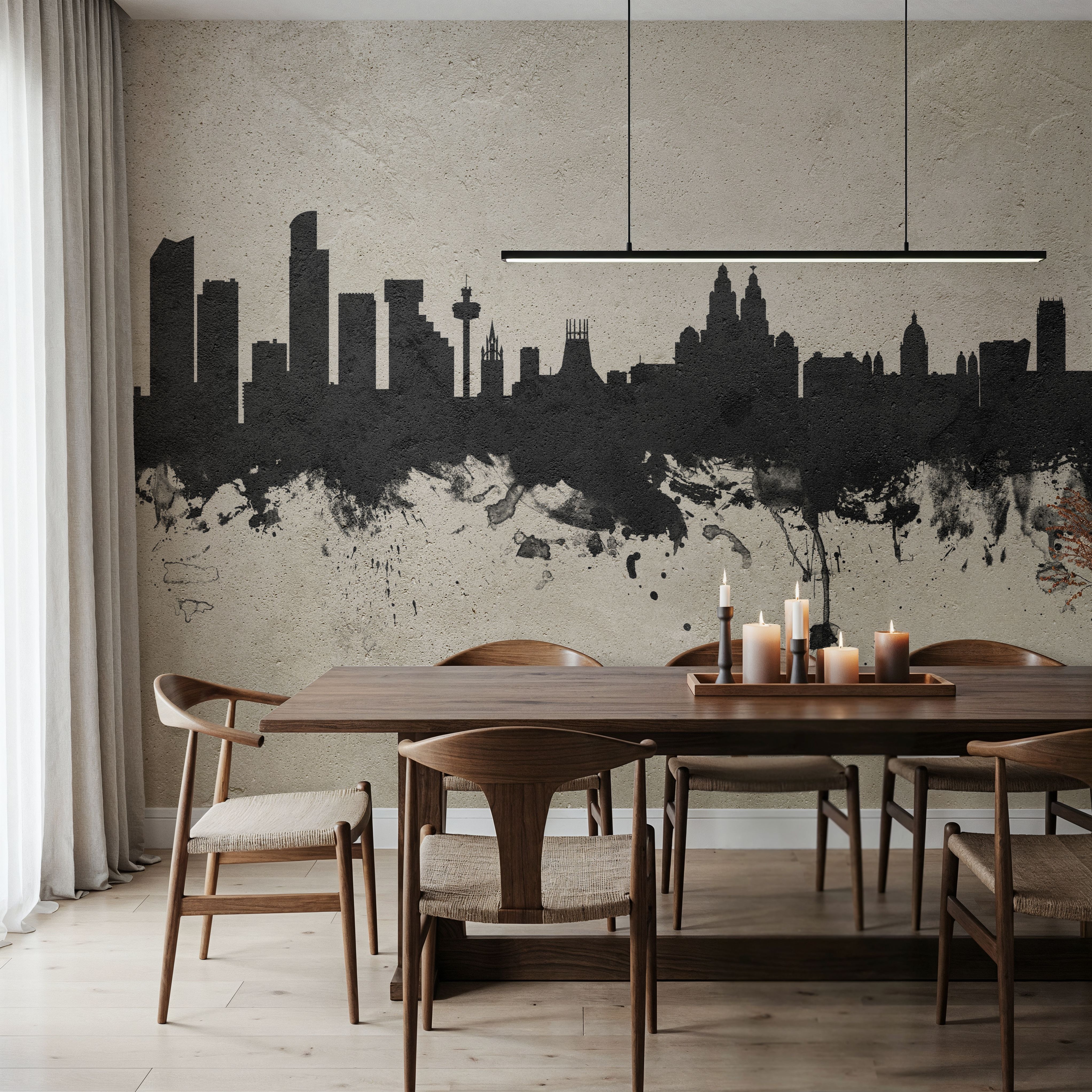 Liverpool England Skyline Concrete