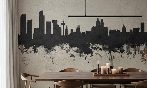 Liverpool England Skyline Concrete