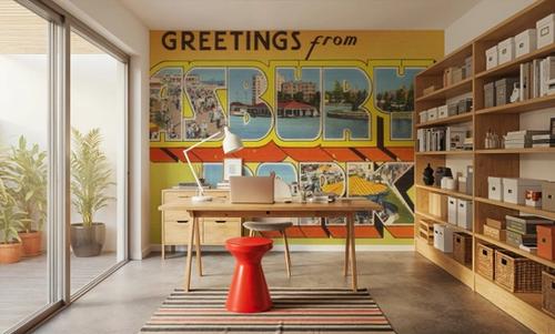 Greetings from Asbury Park NJ. - Screenprint Postcard