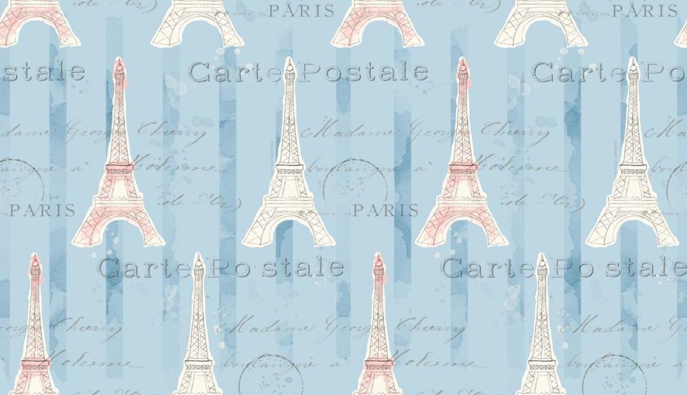 Greetings from Paris Blue