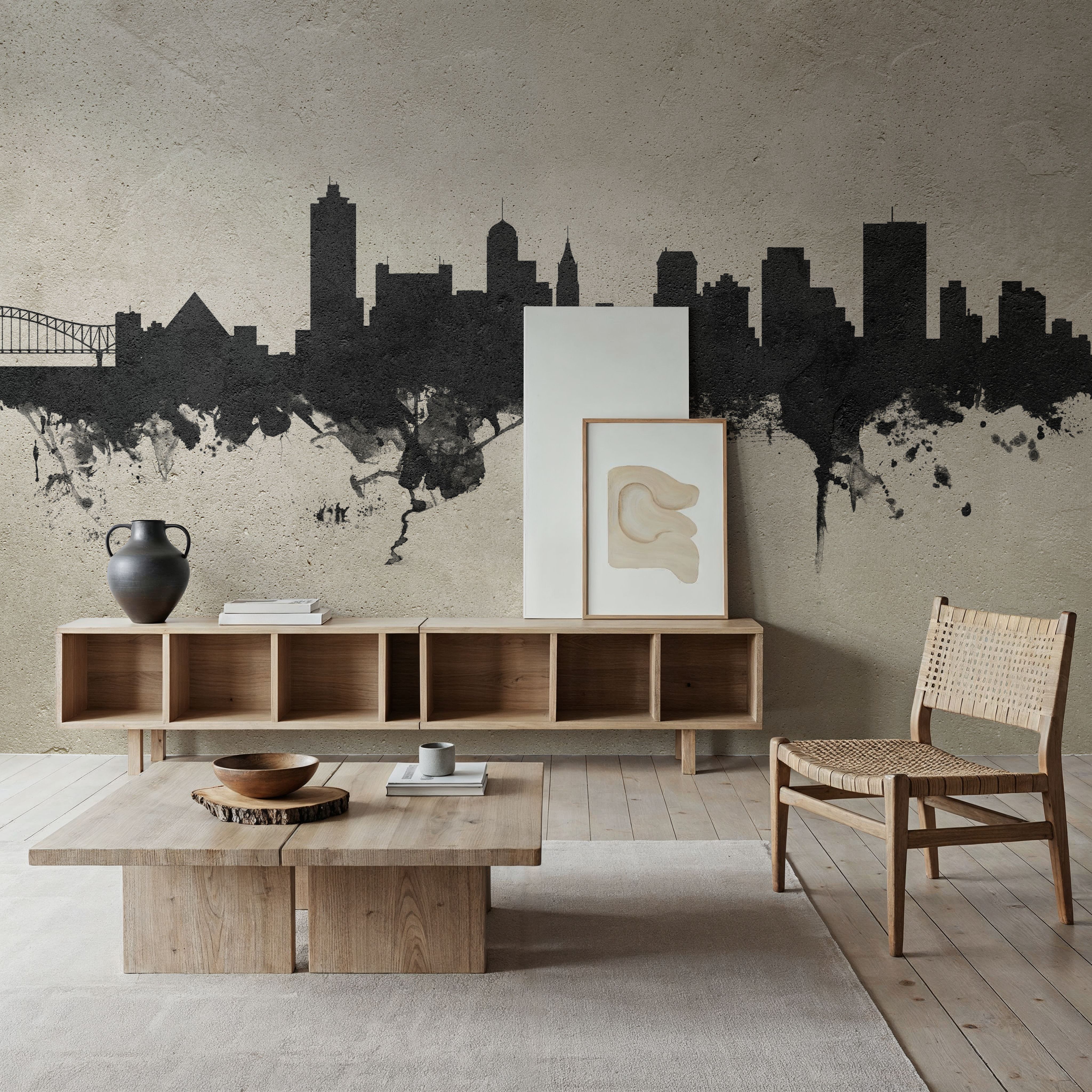 Memphis Tennessee Skyline Concrete