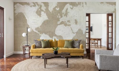 Burlap White