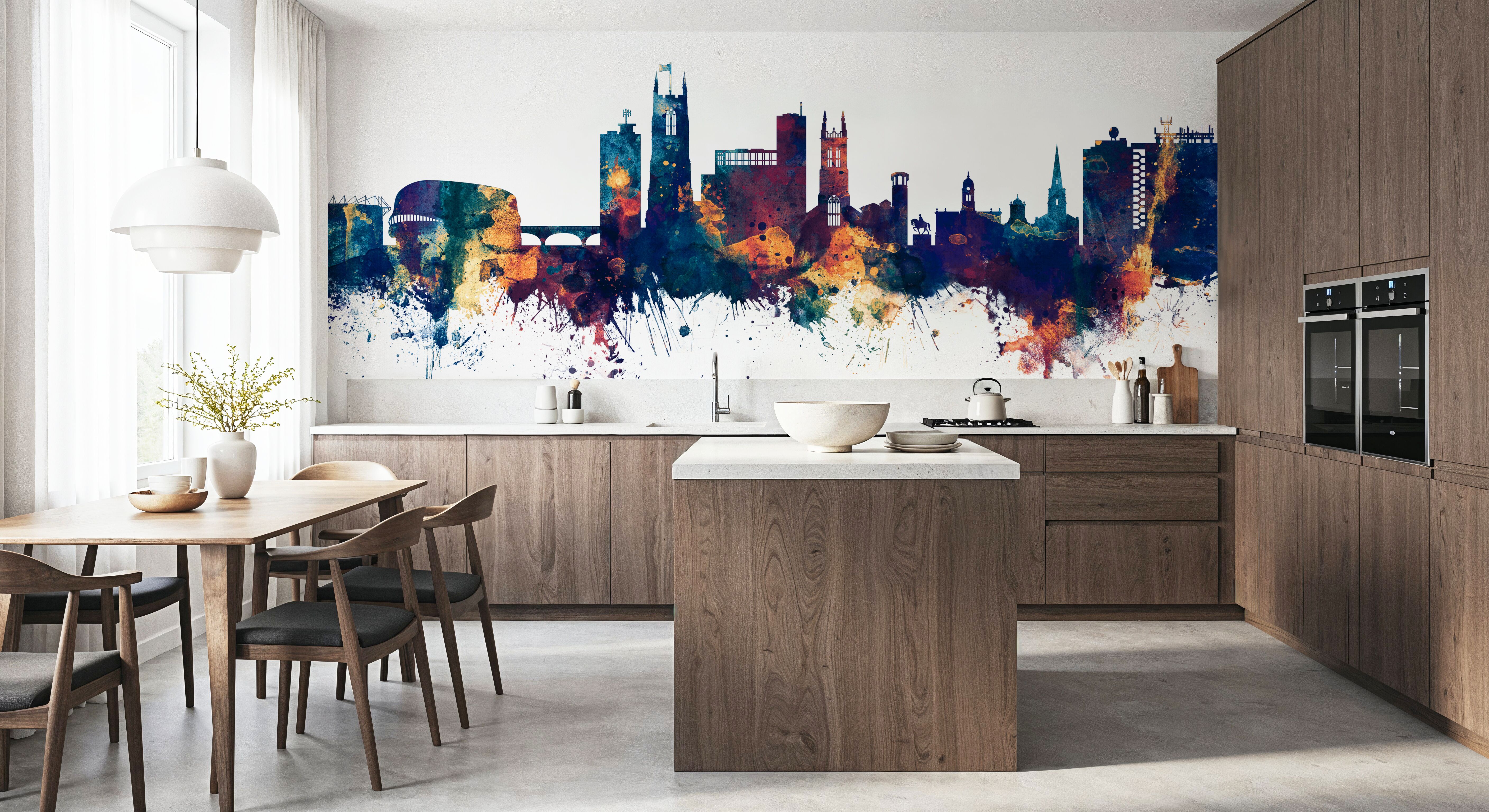 Derby England Skyline Blue & Bronze