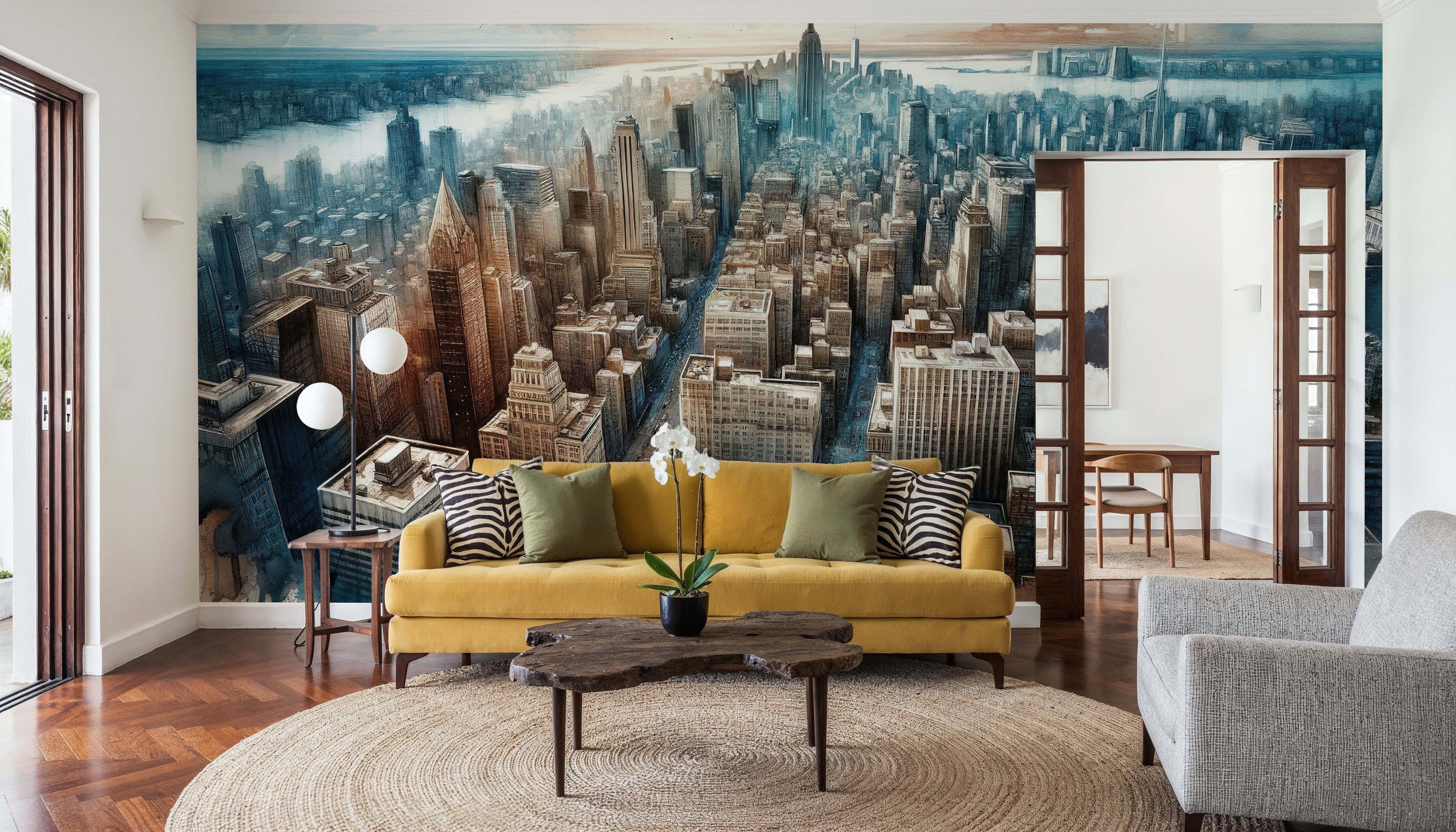 Watercolor Urban Symphony