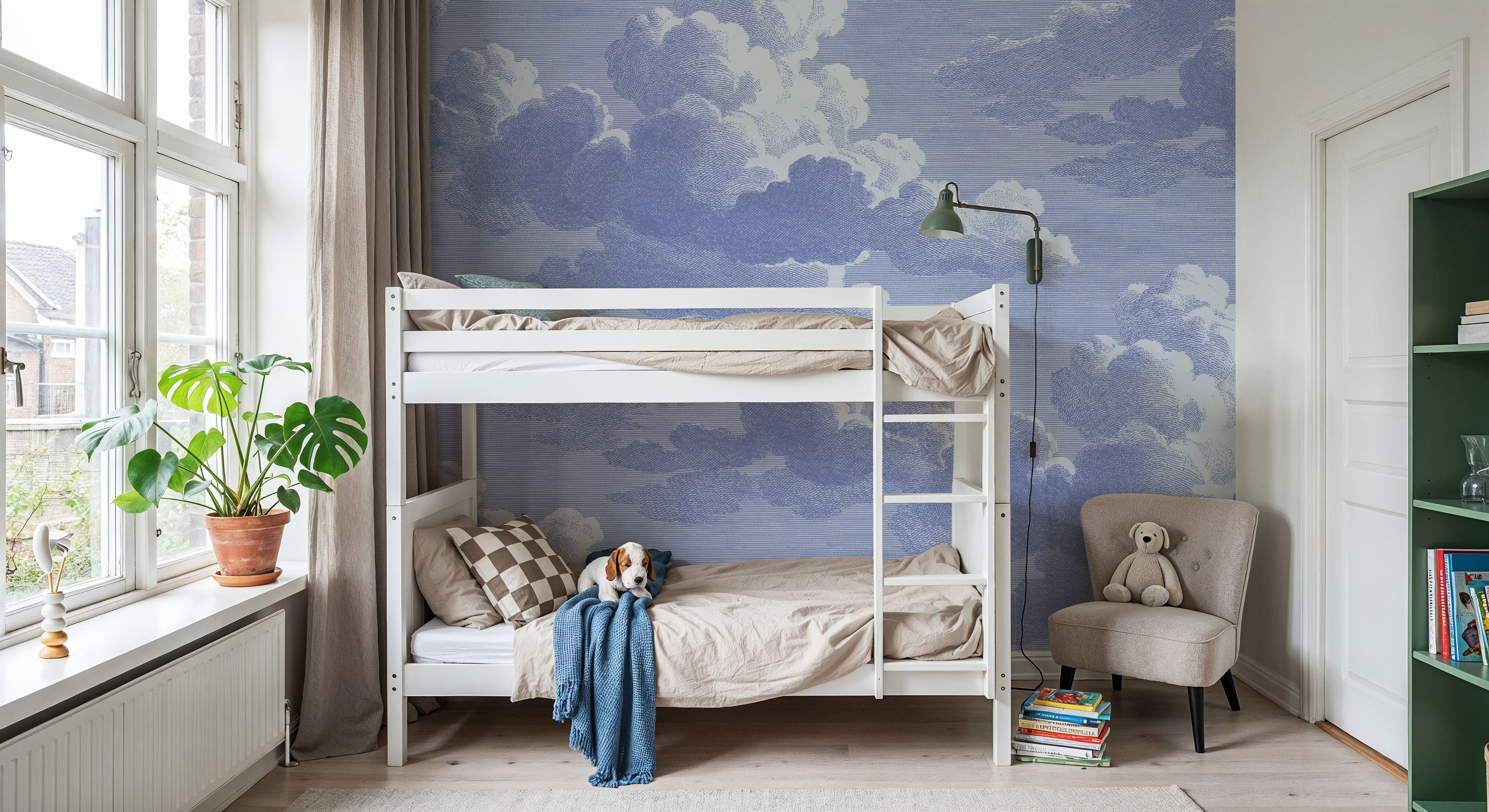 Intaglio Clouds, Periwinkle