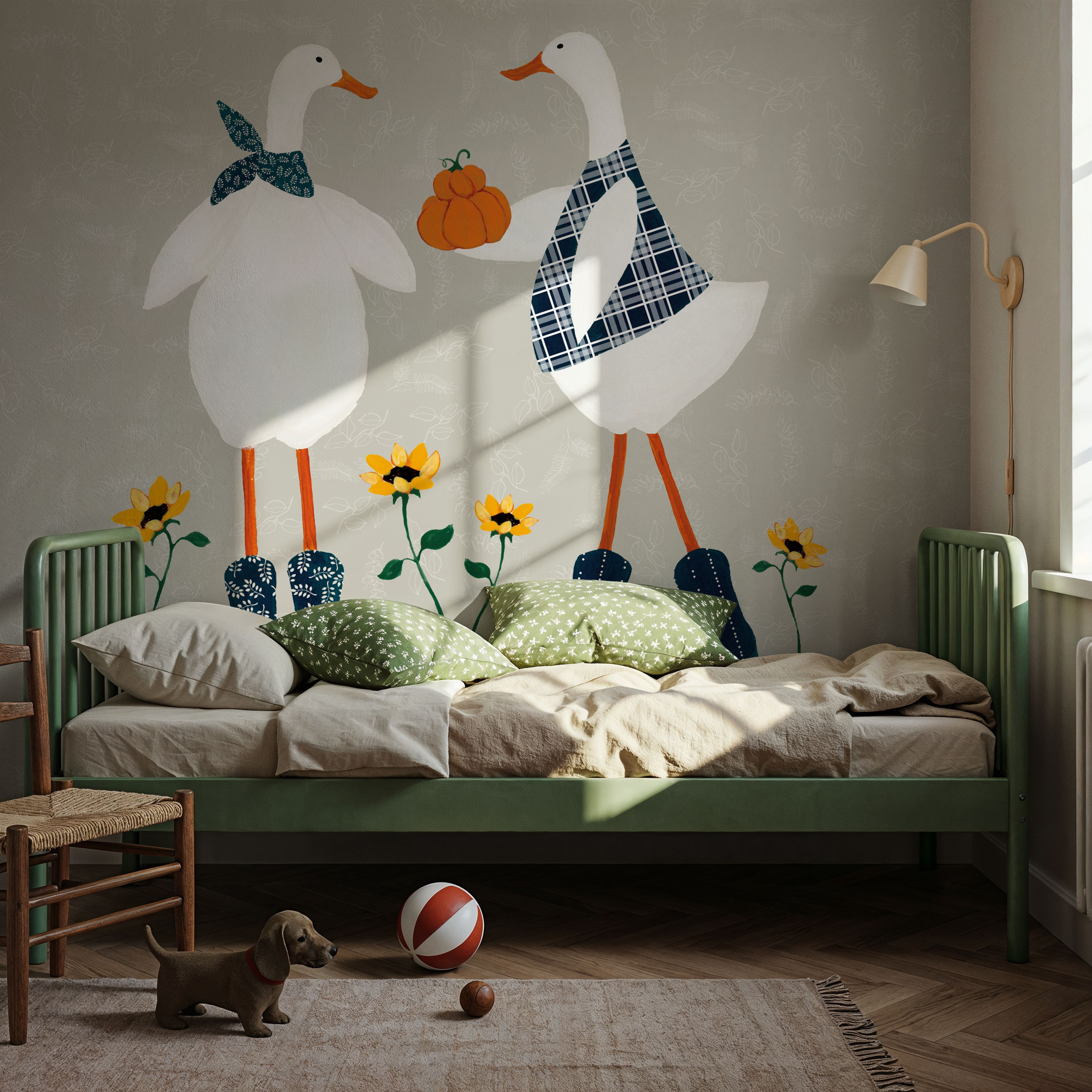 Ducks in the Pumpkin Patch VIII