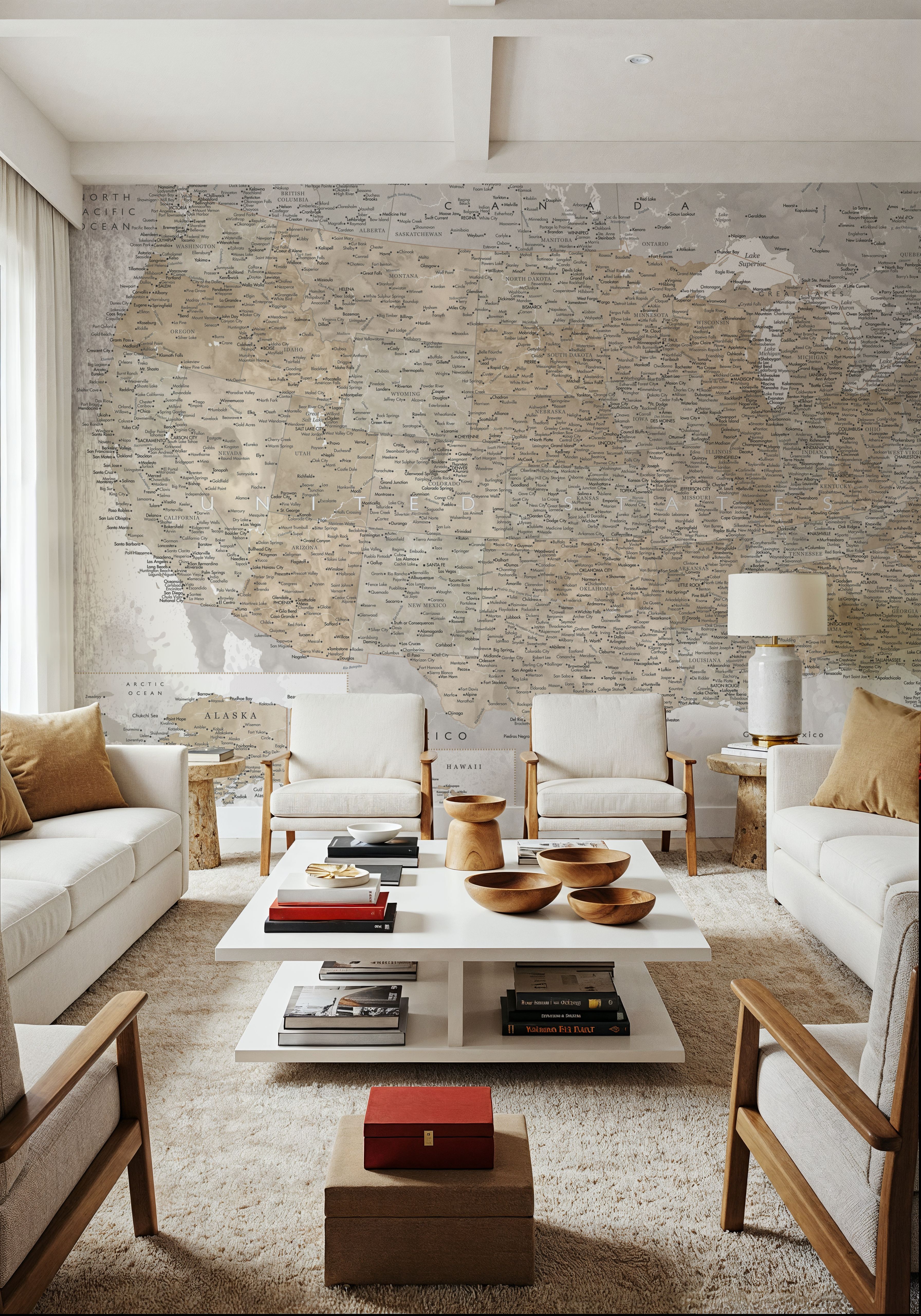 US Map Detailed - Kacia