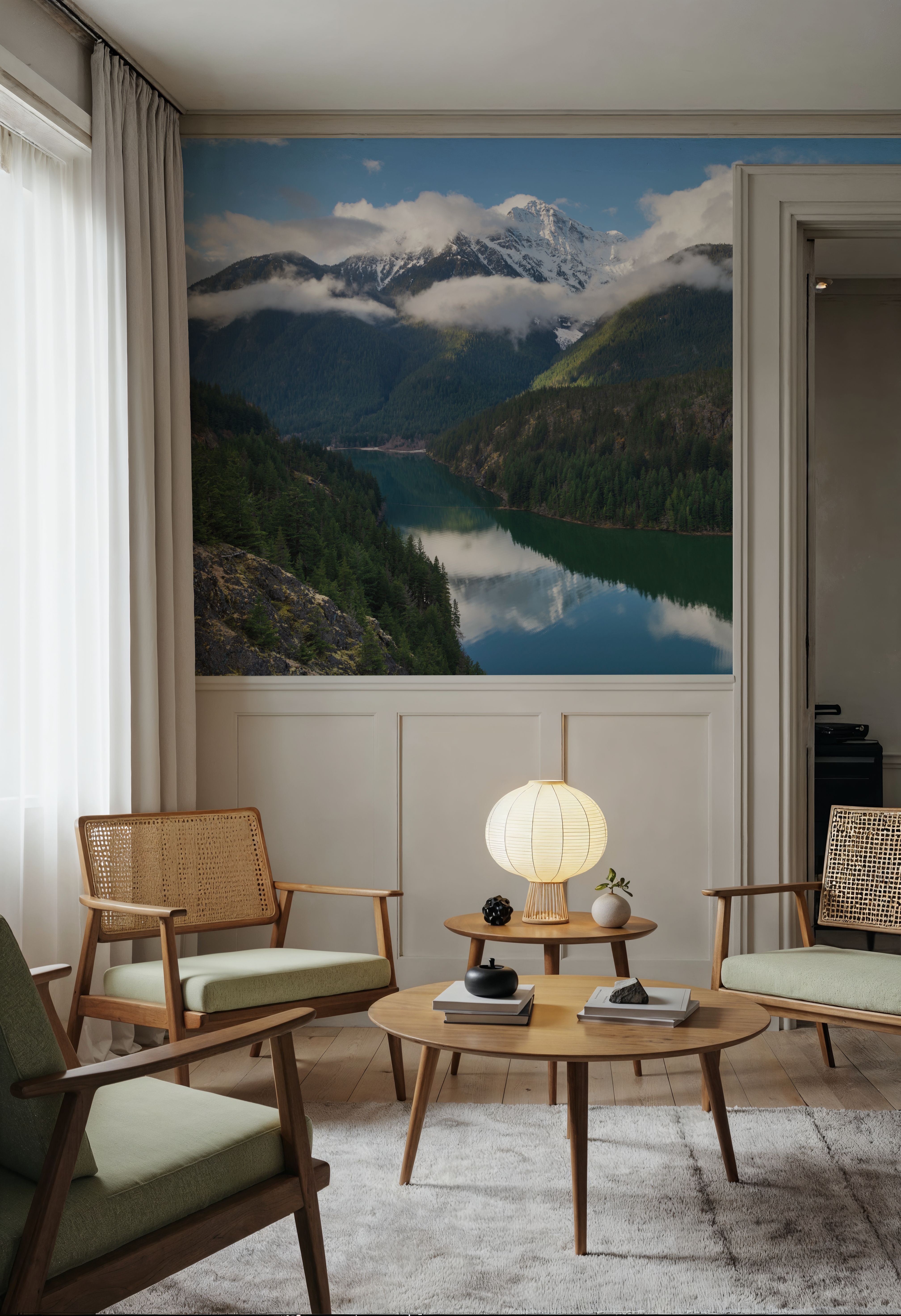 Diablo Lake and Colonial Peak