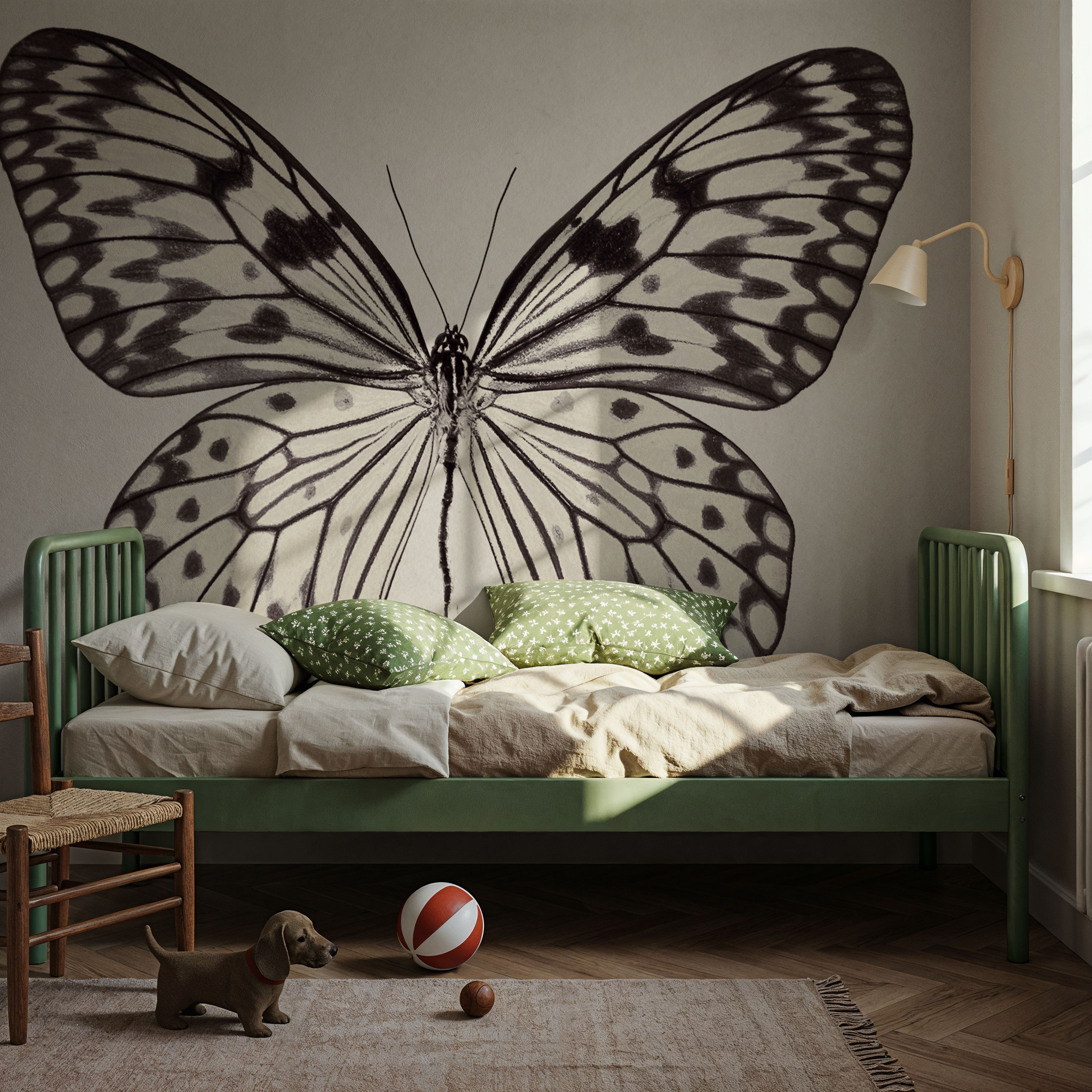 Butterfly V Gray