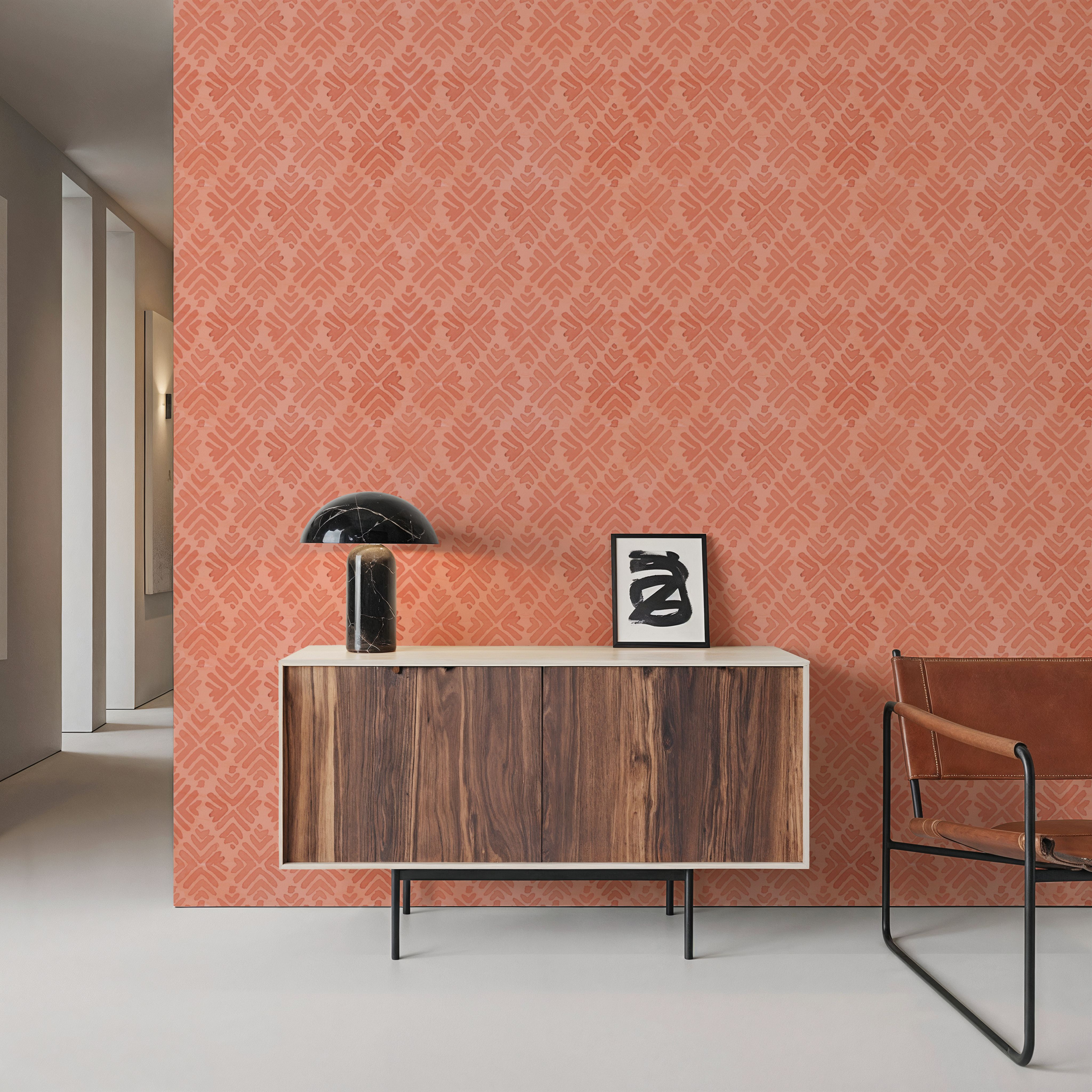 Bohemian Leaves Orange