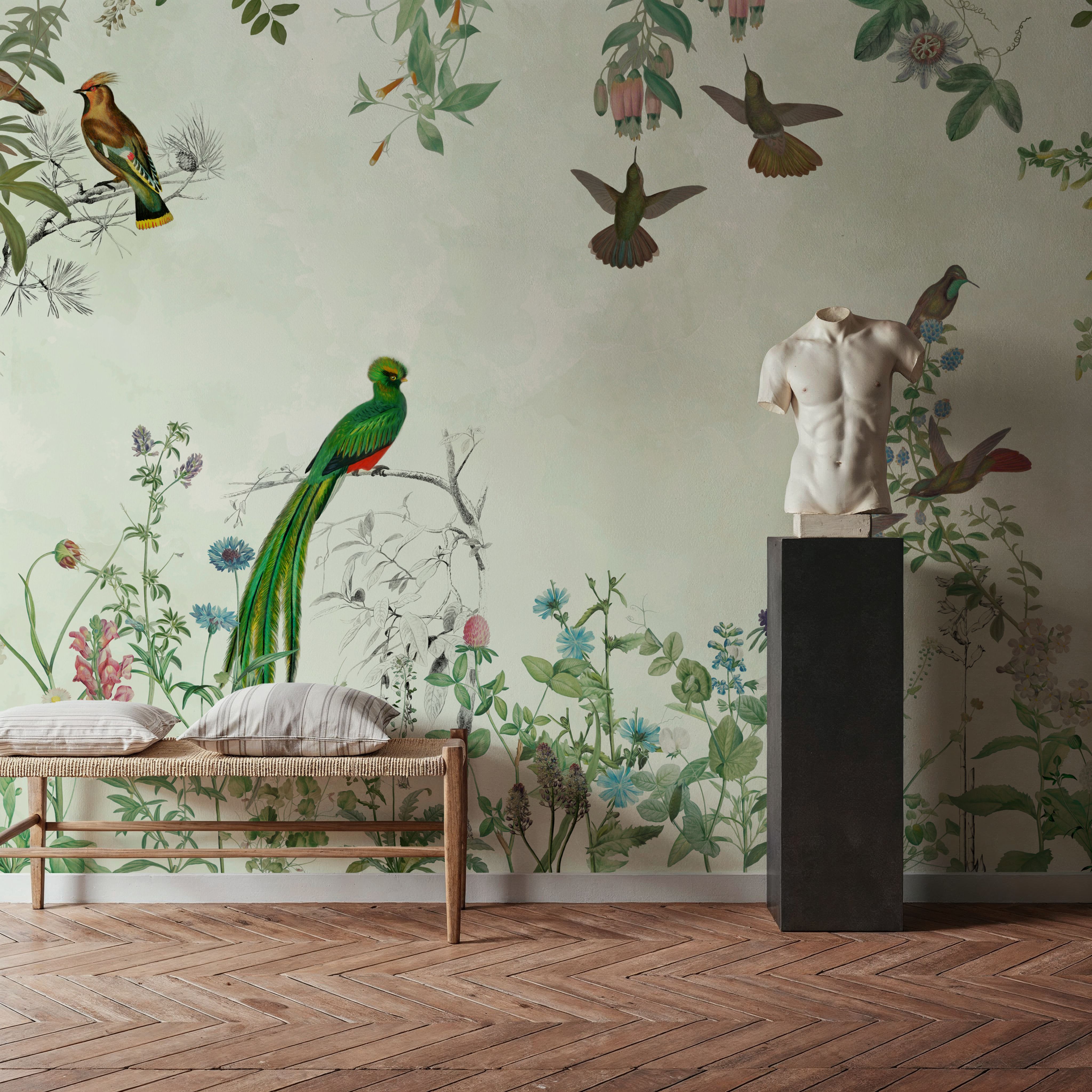 Fields of Birds and Flowers