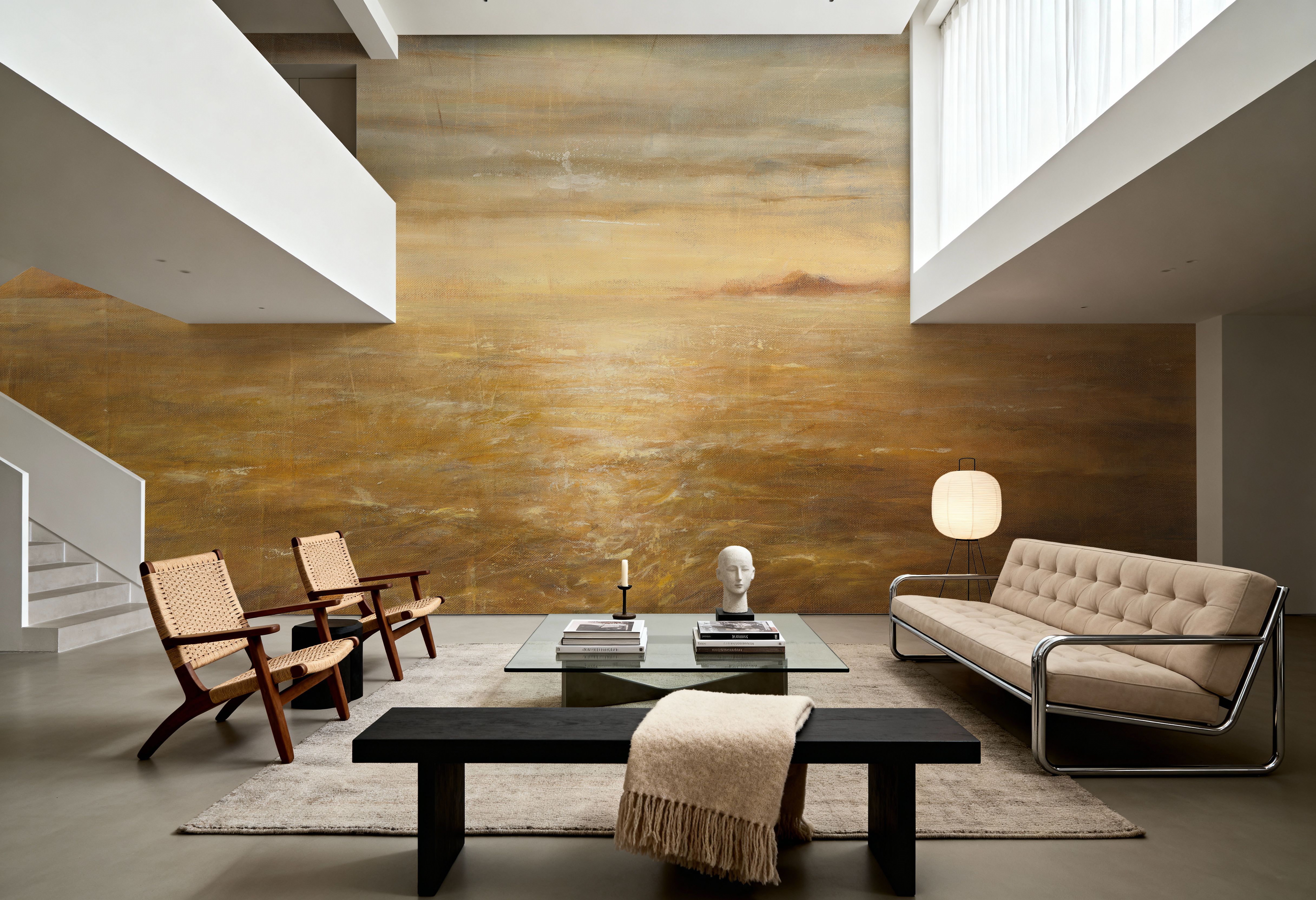 Serene Sea I Gold