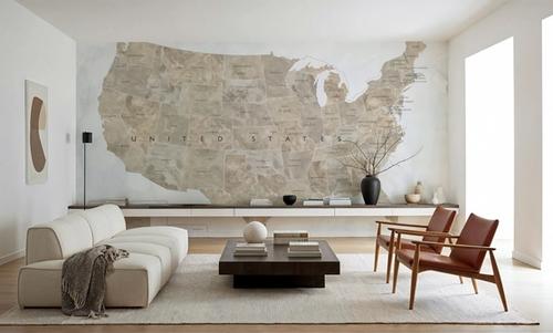 US State Map - Abey Wash
