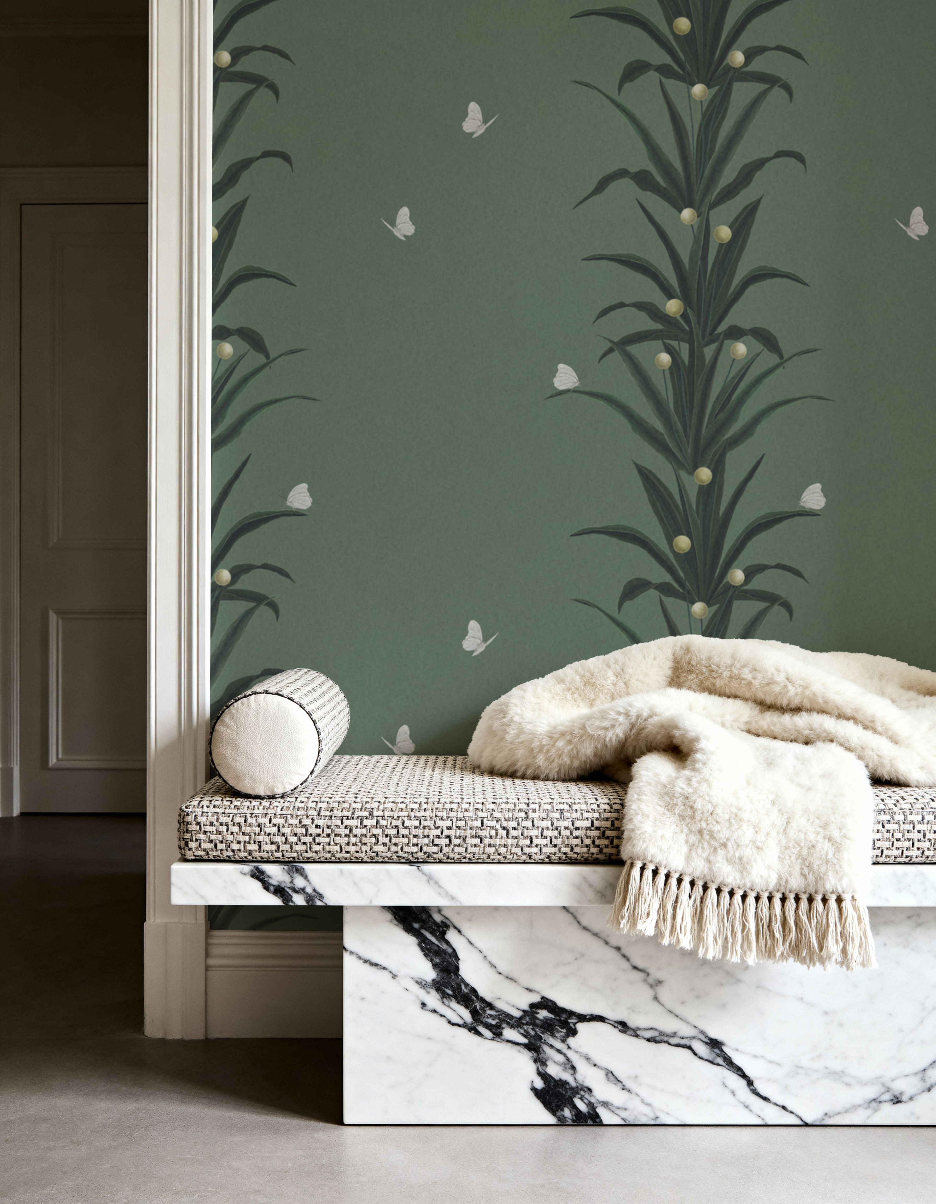 Foliage & Butterflies - Sage