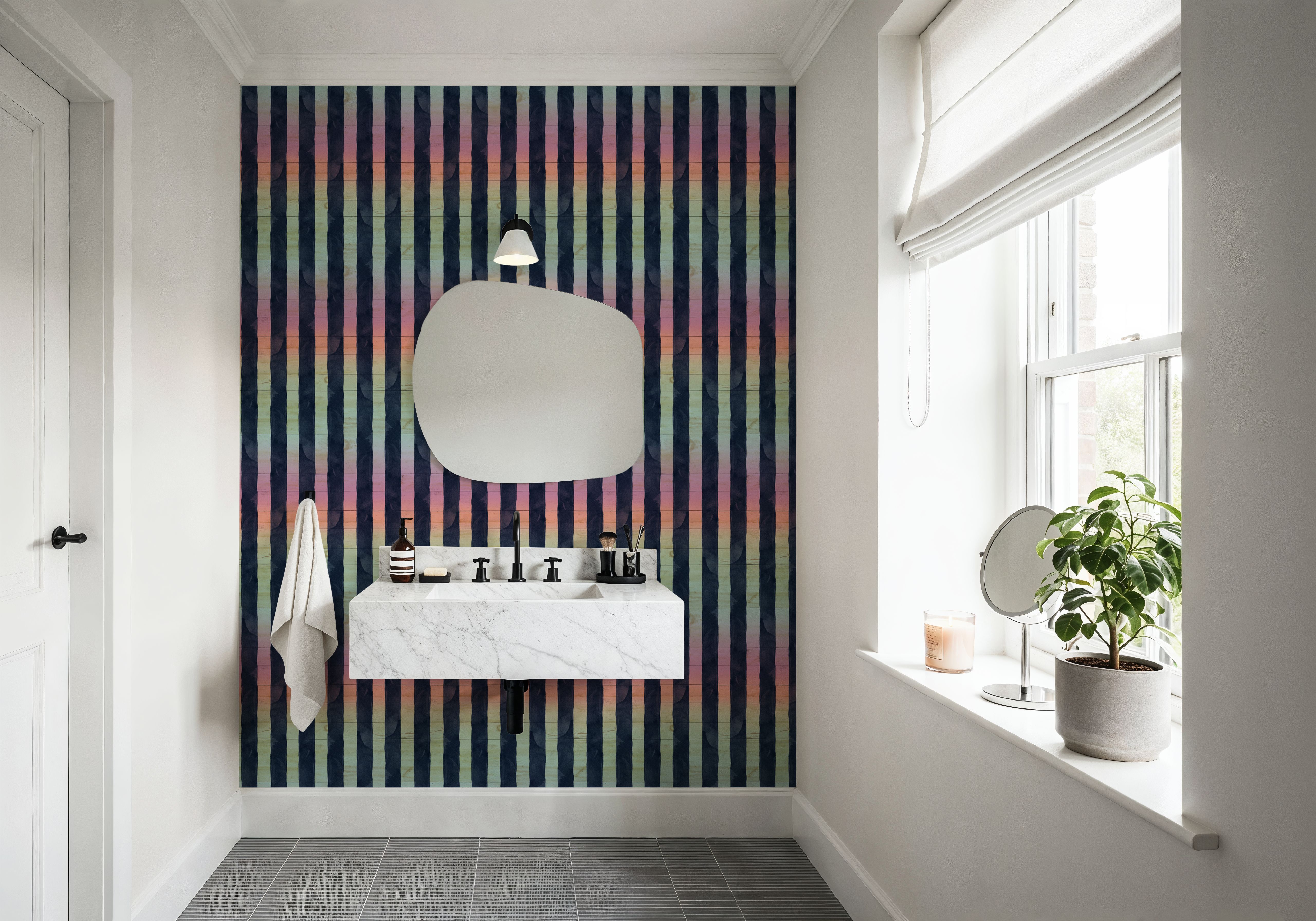 Mystical Neon Stripes