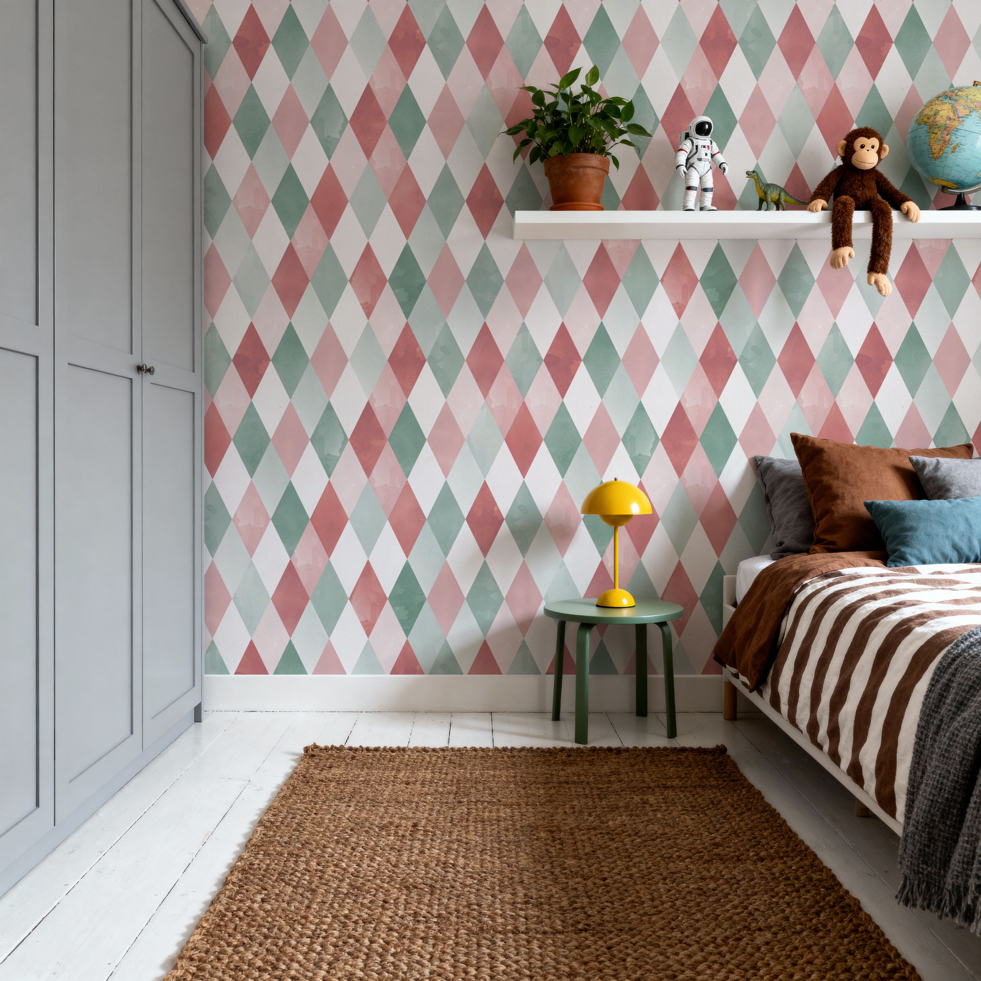Contrasting Diamonds, Rose
