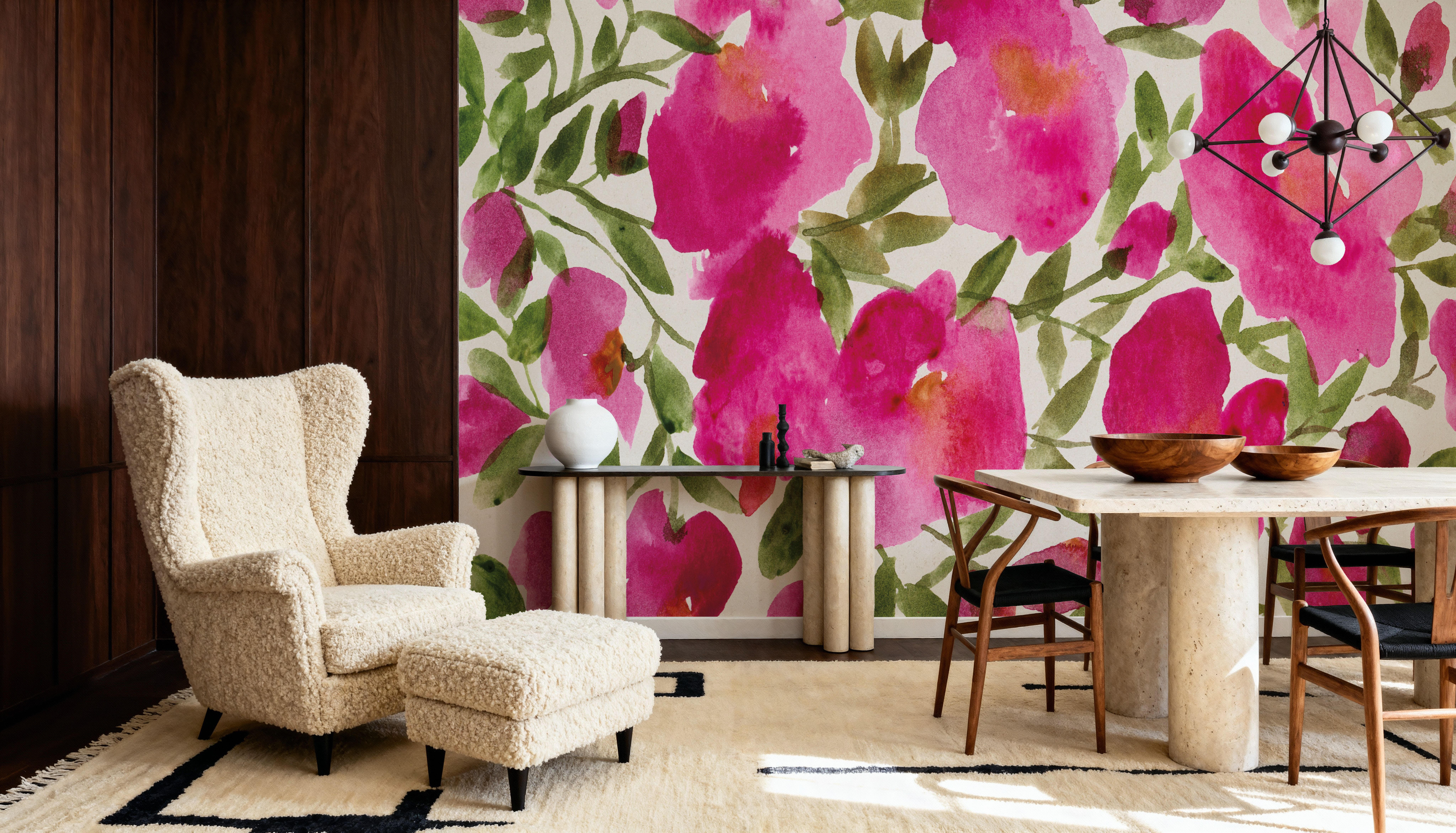 Rose Blooms, Wallpaper