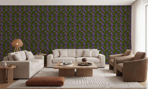 Pop Peonies, Green & Purple