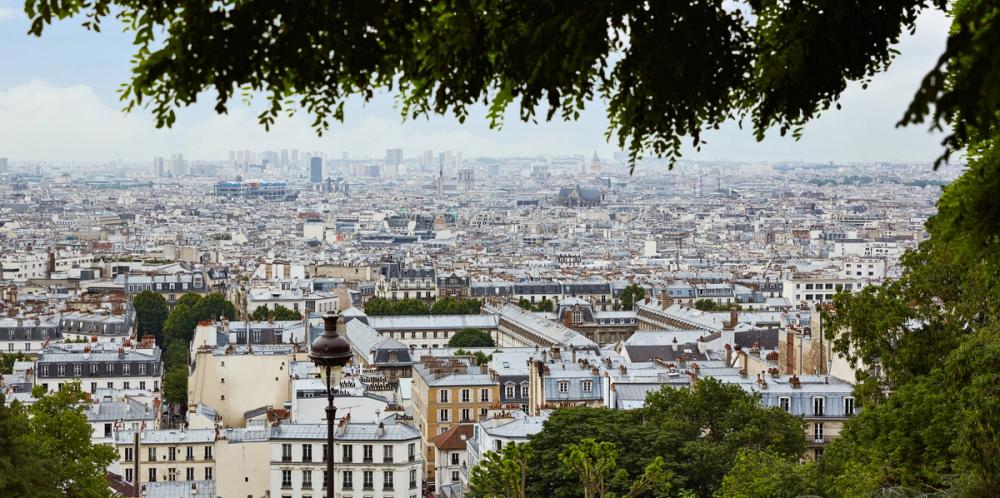 Paris Skyline From Montmartre
