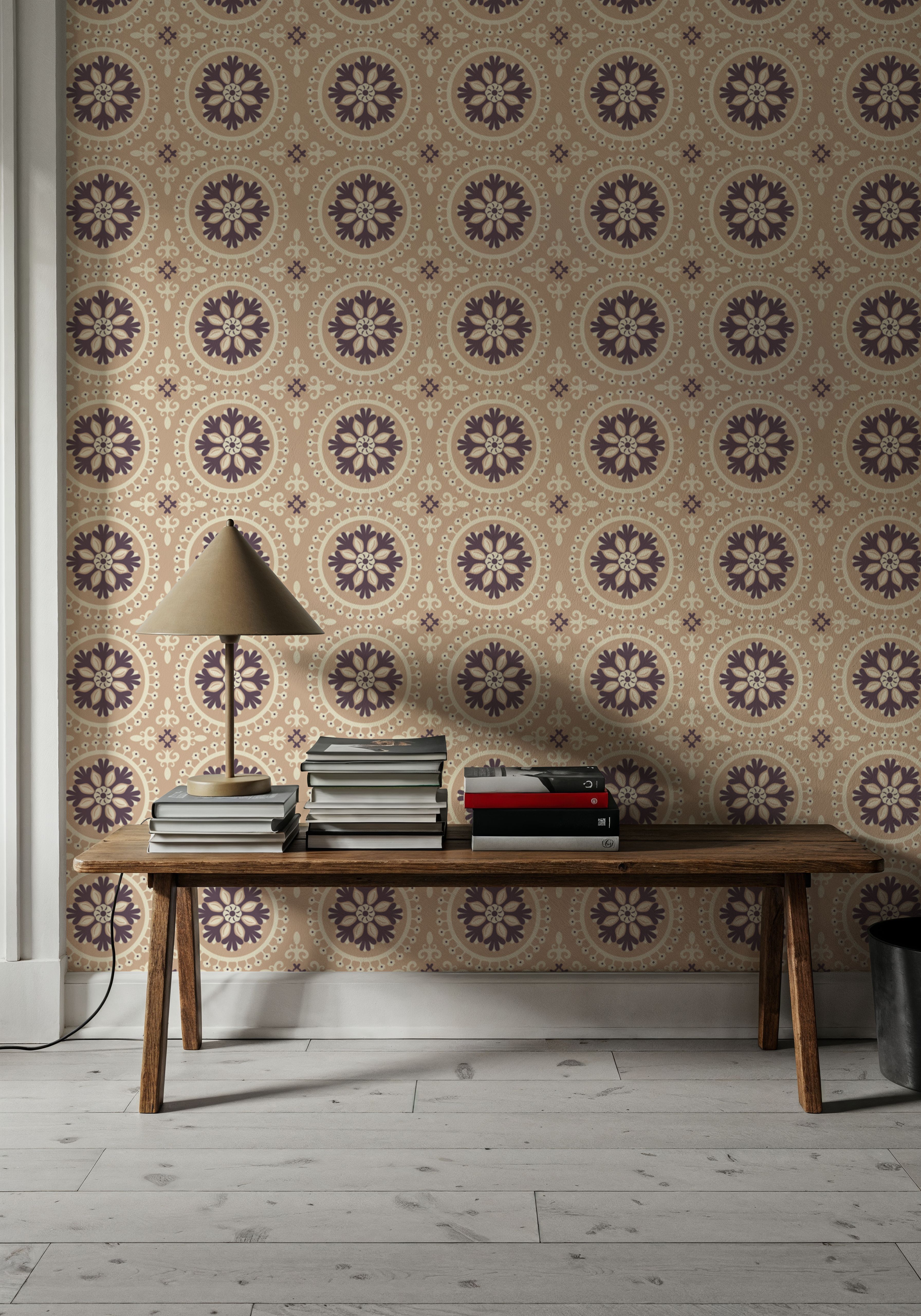 Geo Floral, Beige